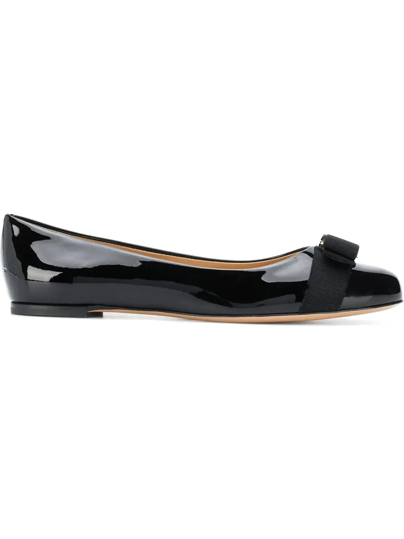 Женские балетки Varina Ferragamo — изображение 1 из 1, черный