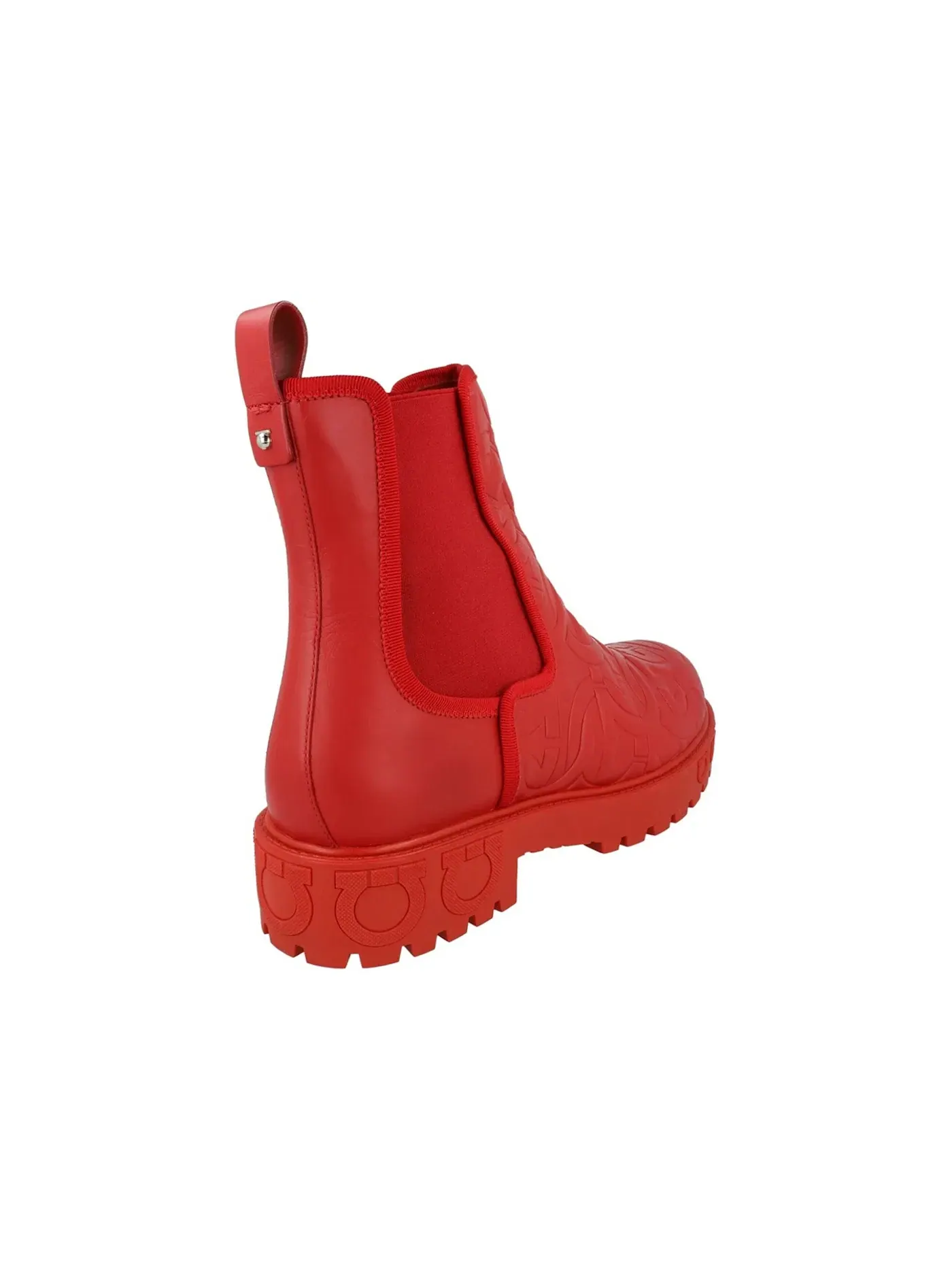 Женские ботинки челси с принтом Ferragamo Varsi Chelsea Boots — изображение 3 из 3, красный