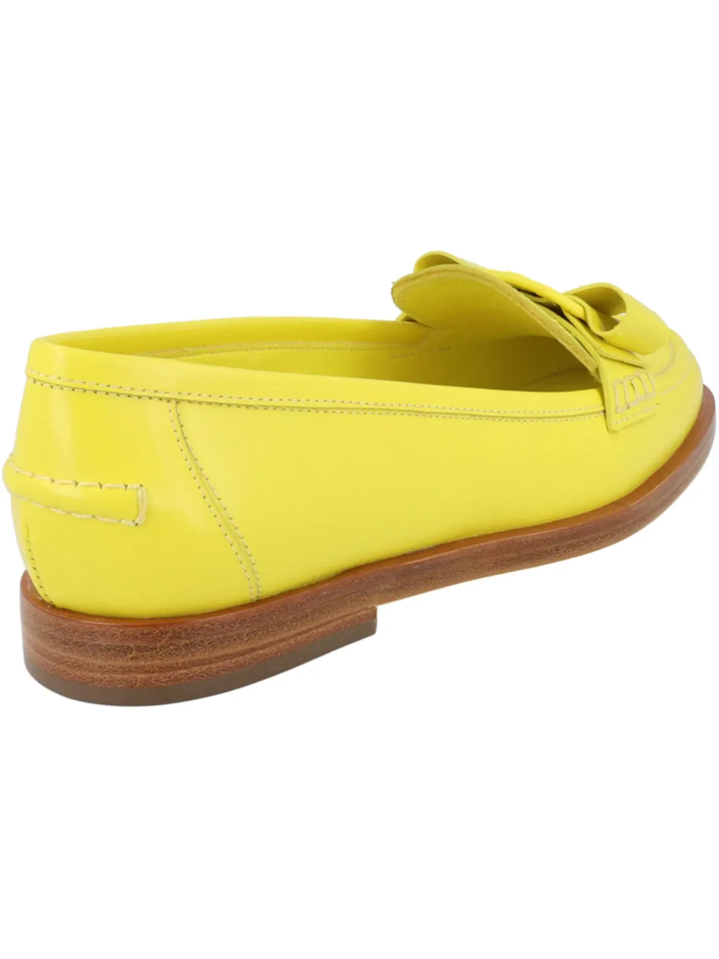 Женские лоферы с бантом Vivaldo Vara Ferragamo — изображение 3 из 3, желтый