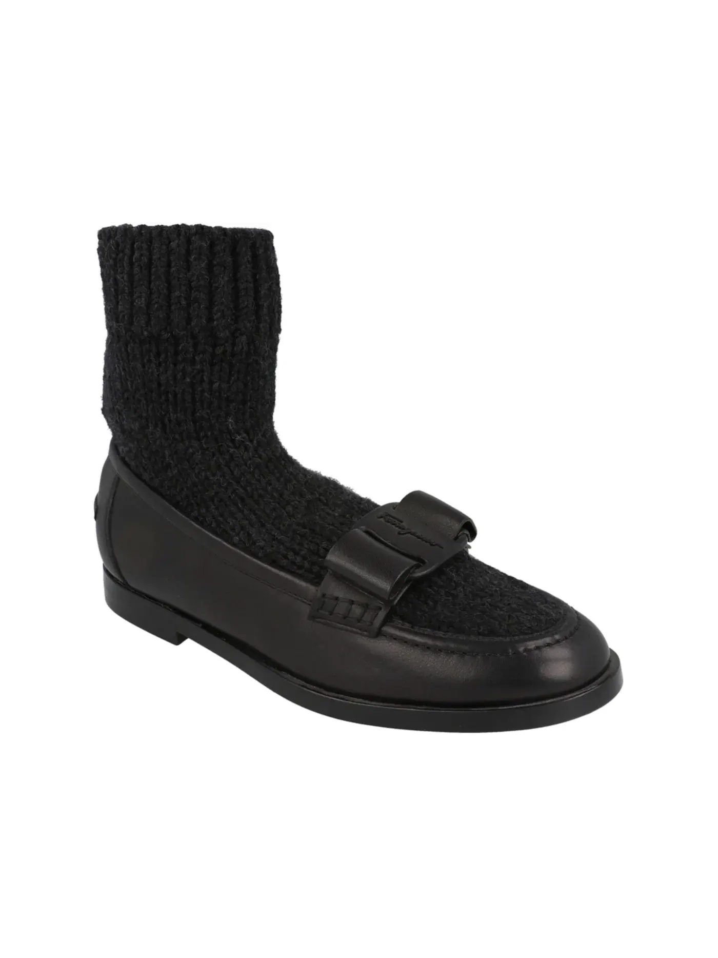 Женские лоферы Vivaldoock Ferragamo — изображение 2 из 3, черный