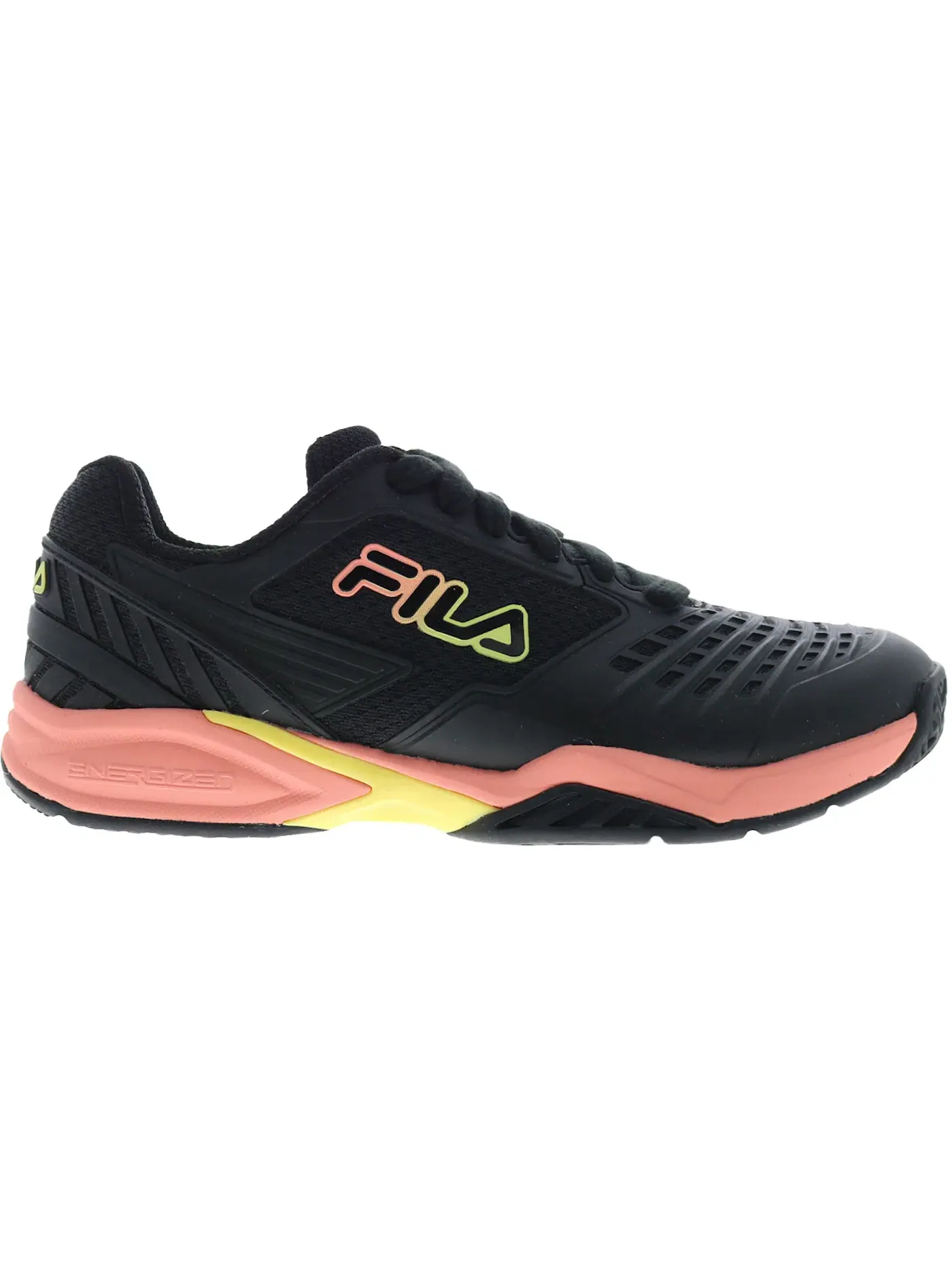 Женские кроссовки для спорта Fila Axilus 2 Energized — изображение 1 из 1, черный розовый желтый