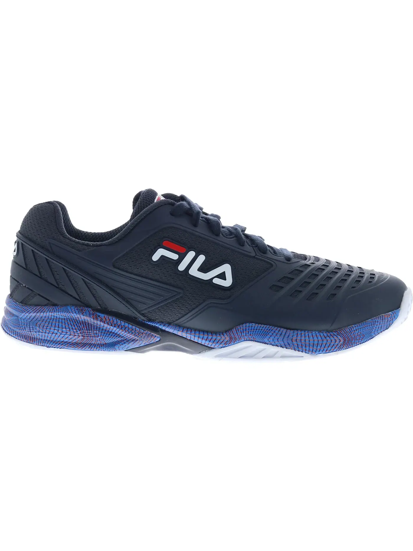 Мужские кроссовки для бега Fila Axilus 2 Energized Fila — изображение 1 из 1, синий/белый/оранжевый