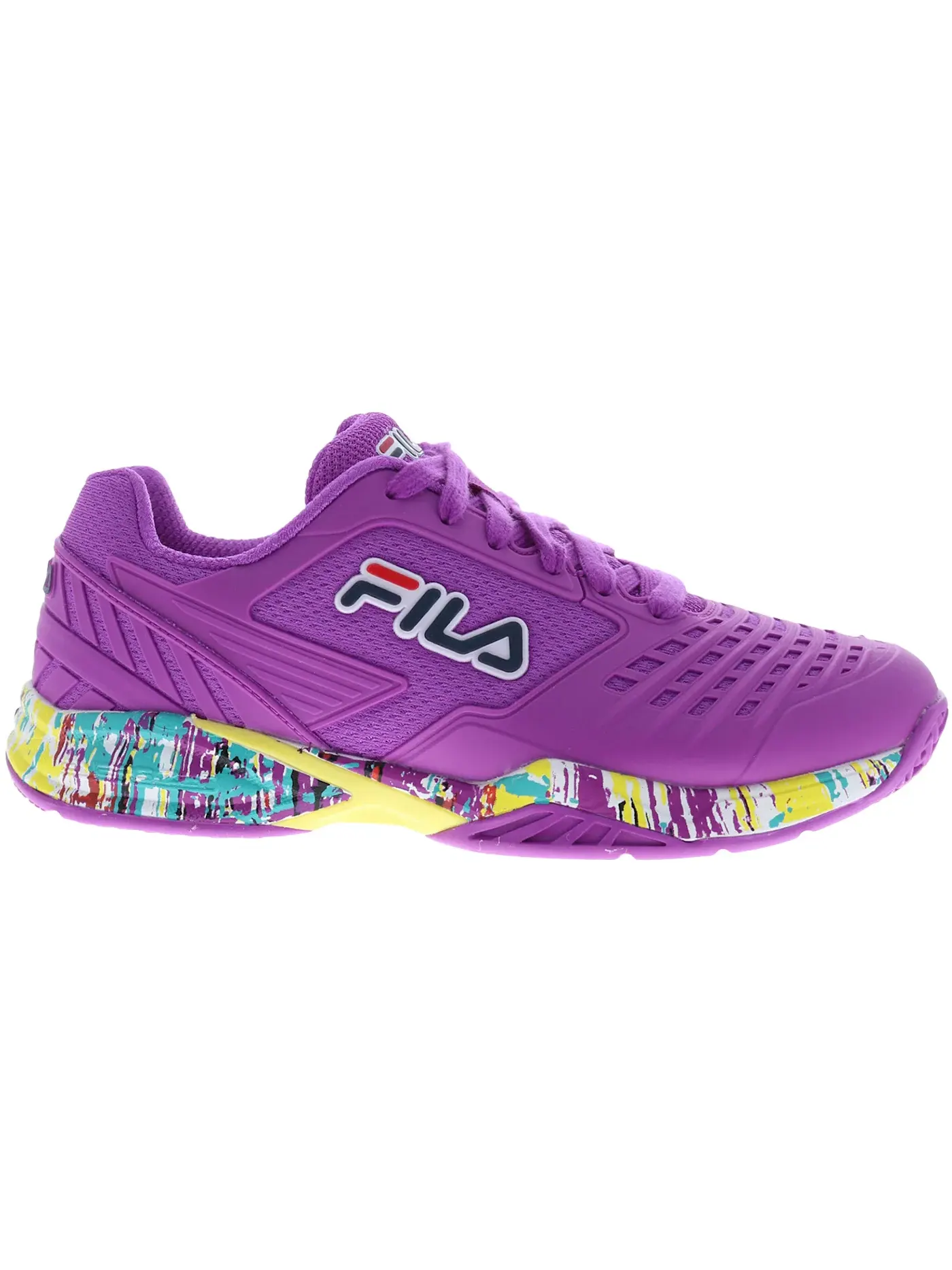 Женские кроссовки спортивные Fila Axilus 2 Energized — изображение 1 из 1, фиолетовый/белый/желтый