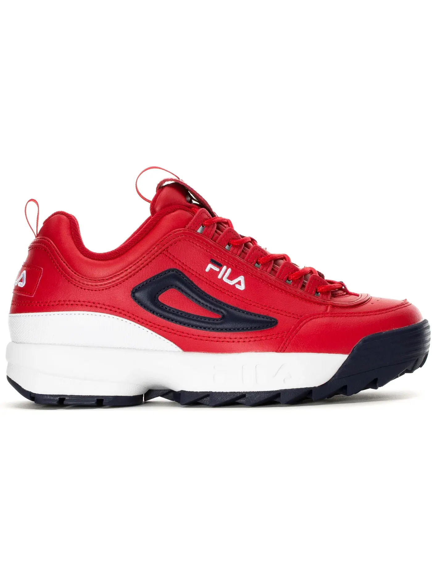 Мужские кроссовки Lifestyle Fila Disruptor 2 Fila Fila Red/White-Fila Navy — изображение 1 из 1