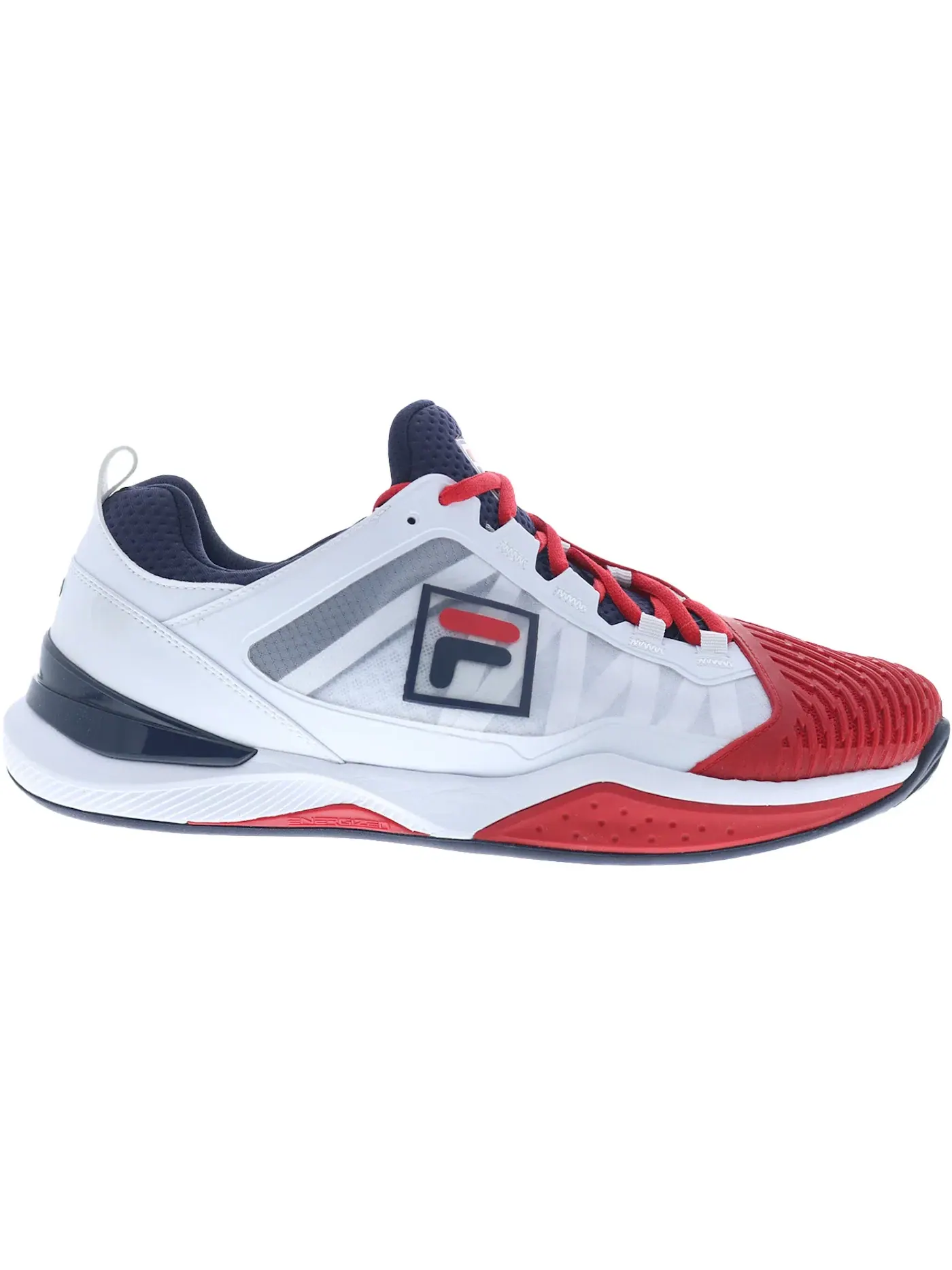Мужские кроссовки для бега с амортизацией Fila Speedserve Energied — изображение 1 из 1, белый красный синий