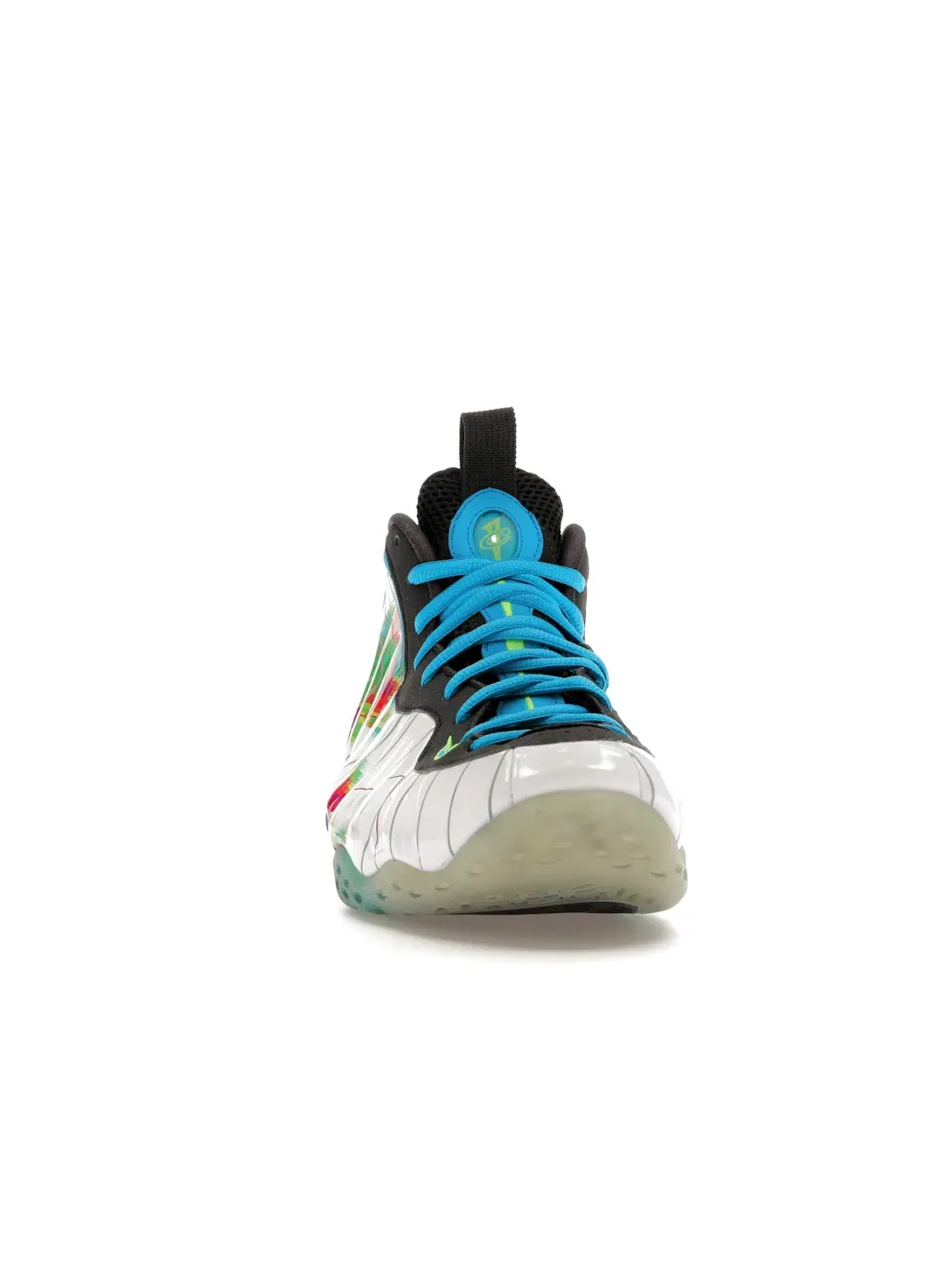 Мужские кроссовки Lifestyle с принтом Nike Air Foamposite One Nike — изображение 2 из 4, черный-синий-белый