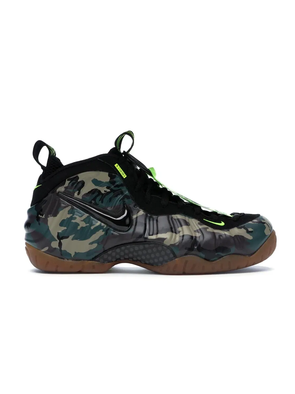 Мужские кроссовки с камуфляжным принтом Nike Air Foamposite Pro Nike — изображение 1 из 4, черный