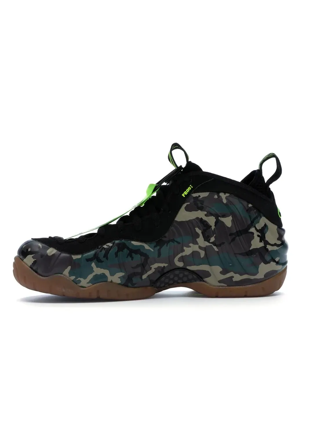 Мужские кроссовки с камуфляжным принтом Nike Air Foamposite Pro Nike — изображение 3 из 4, черный