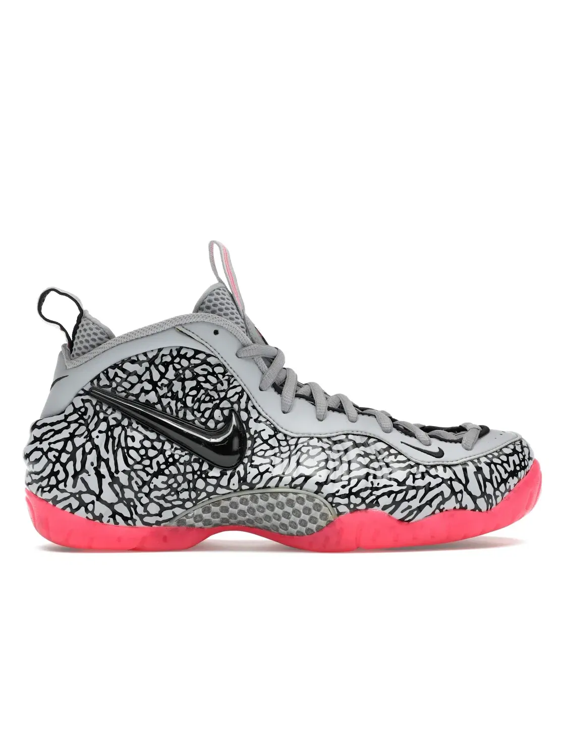 Мужские кроссовки с принтом Nike Air Foamposite Pro Nike — изображение 1 из 4, серый/черный-розовый