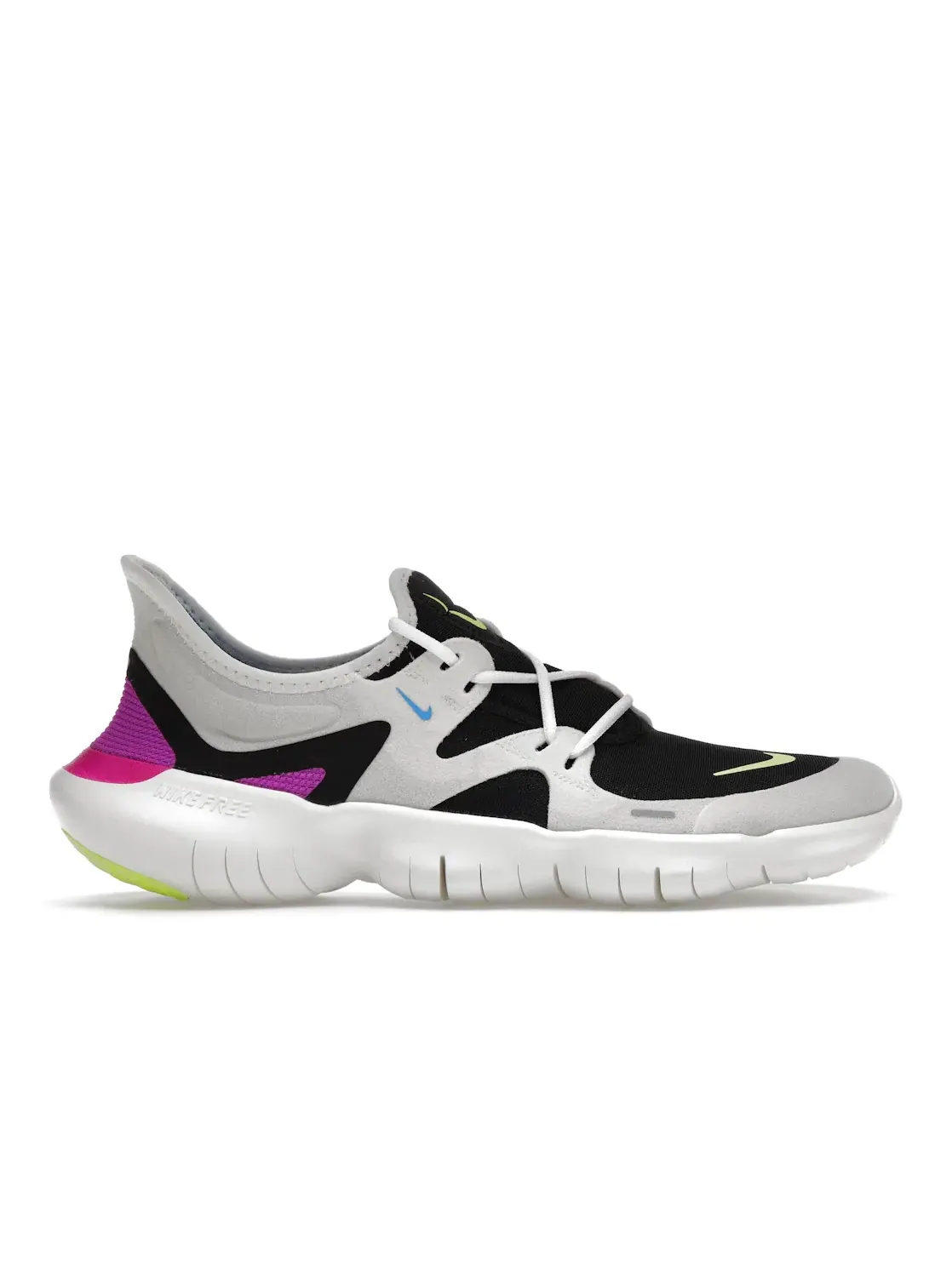 Мужские кроссовки для бега Nike Free RN 5.0 — изображение 1 из 4, белый черный синий