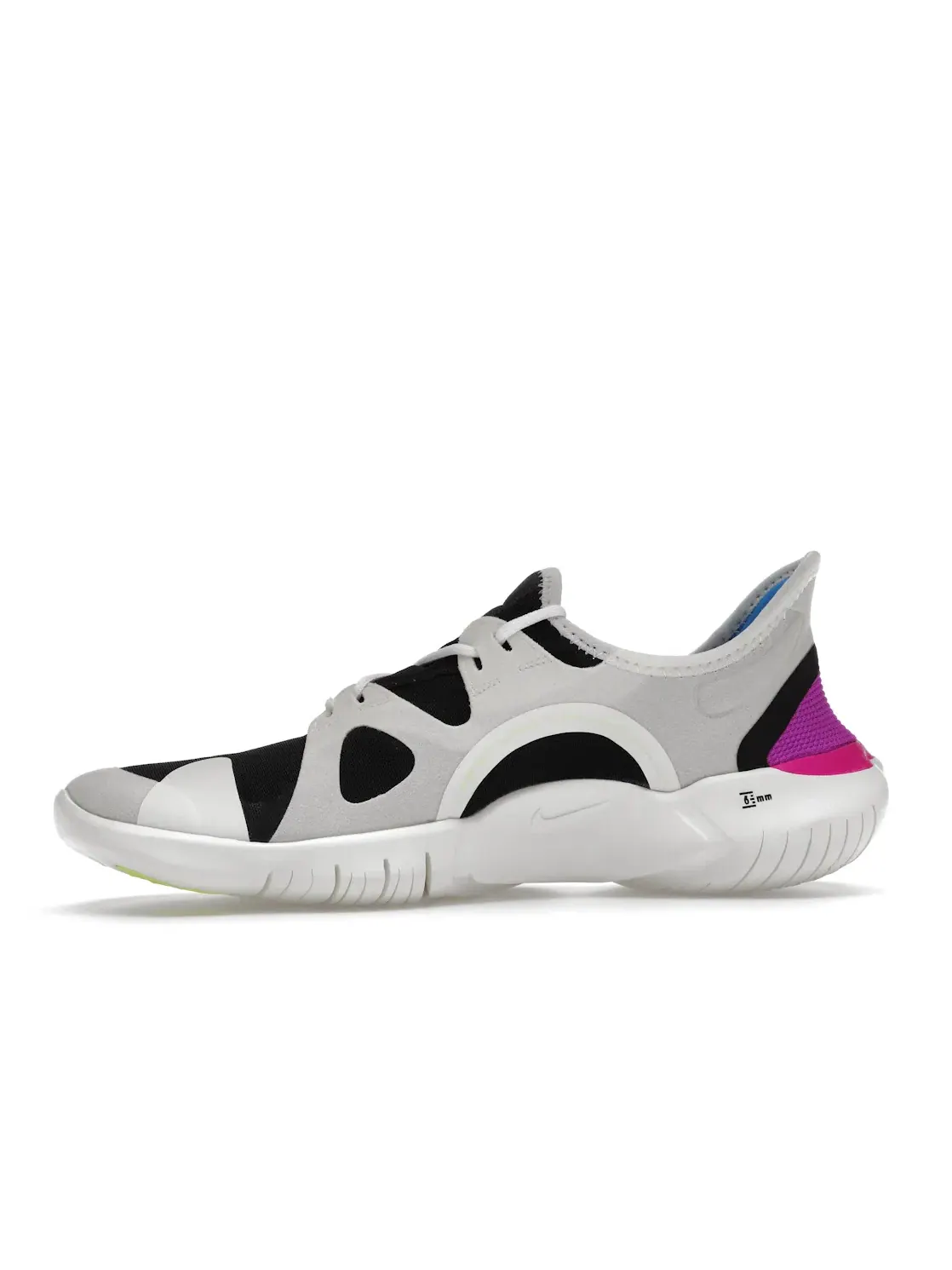 Мужские кроссовки для бега Nike Free RN 5.0 — изображение 3 из 4, белый черный синий