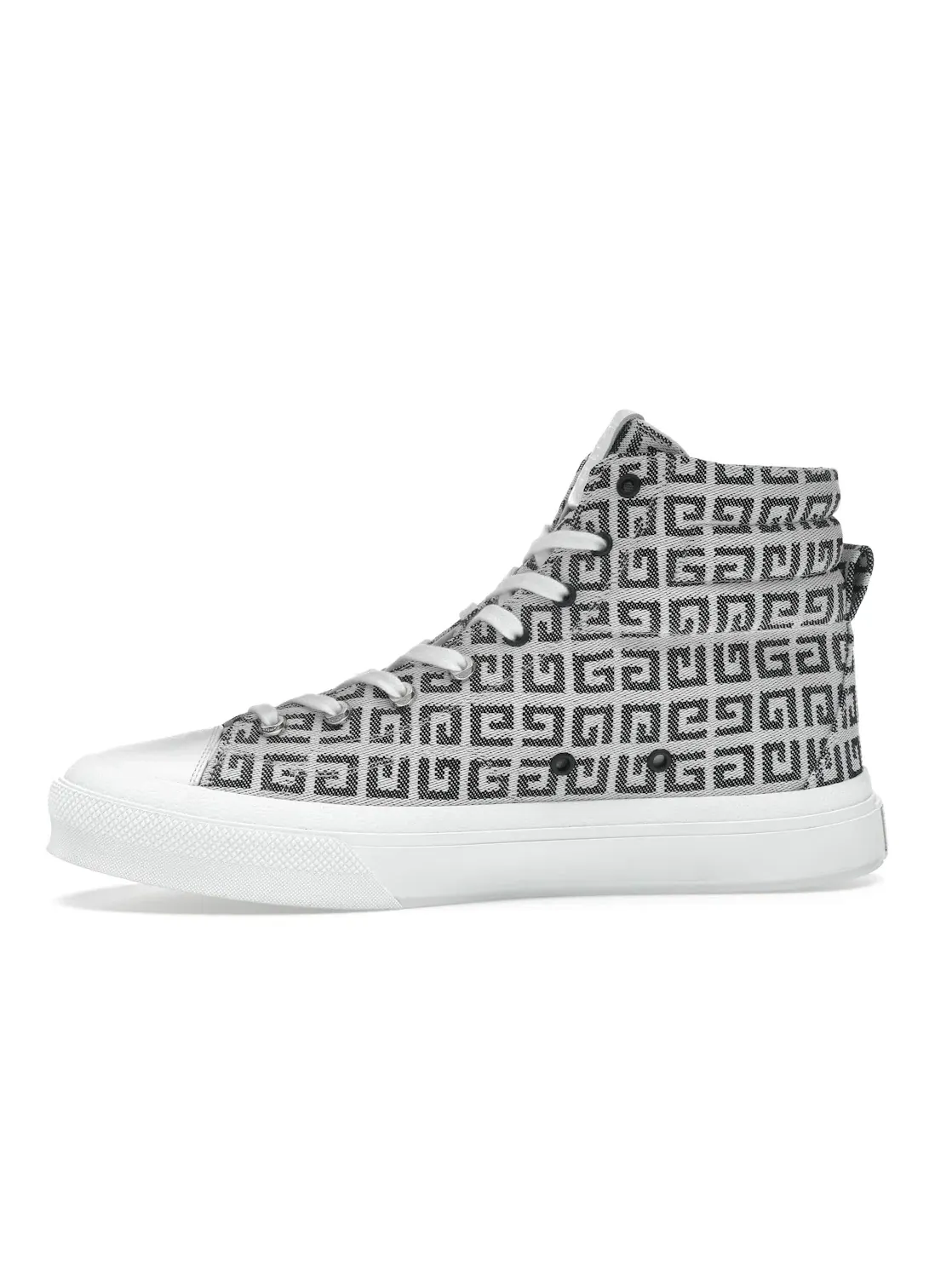 Мужские кроссовки высокие Givenchy City High-Top In 4G Givenchy — изображение 3 из 4, черный/белый