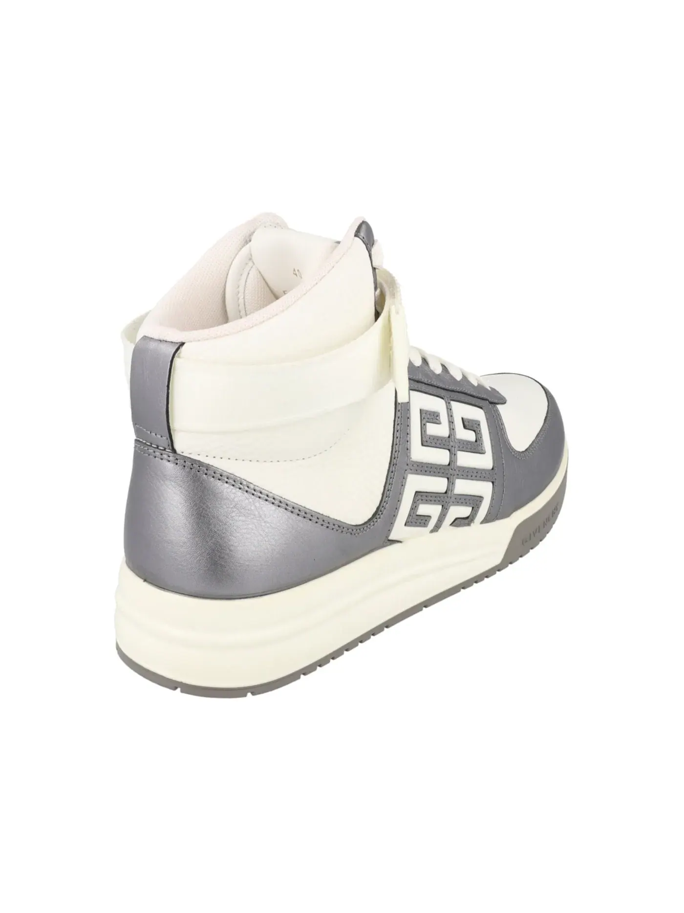 Мужские кроссовки с высоким верхом Givenchy G4 High-Top — изображение 3 из 3, серебристый серый