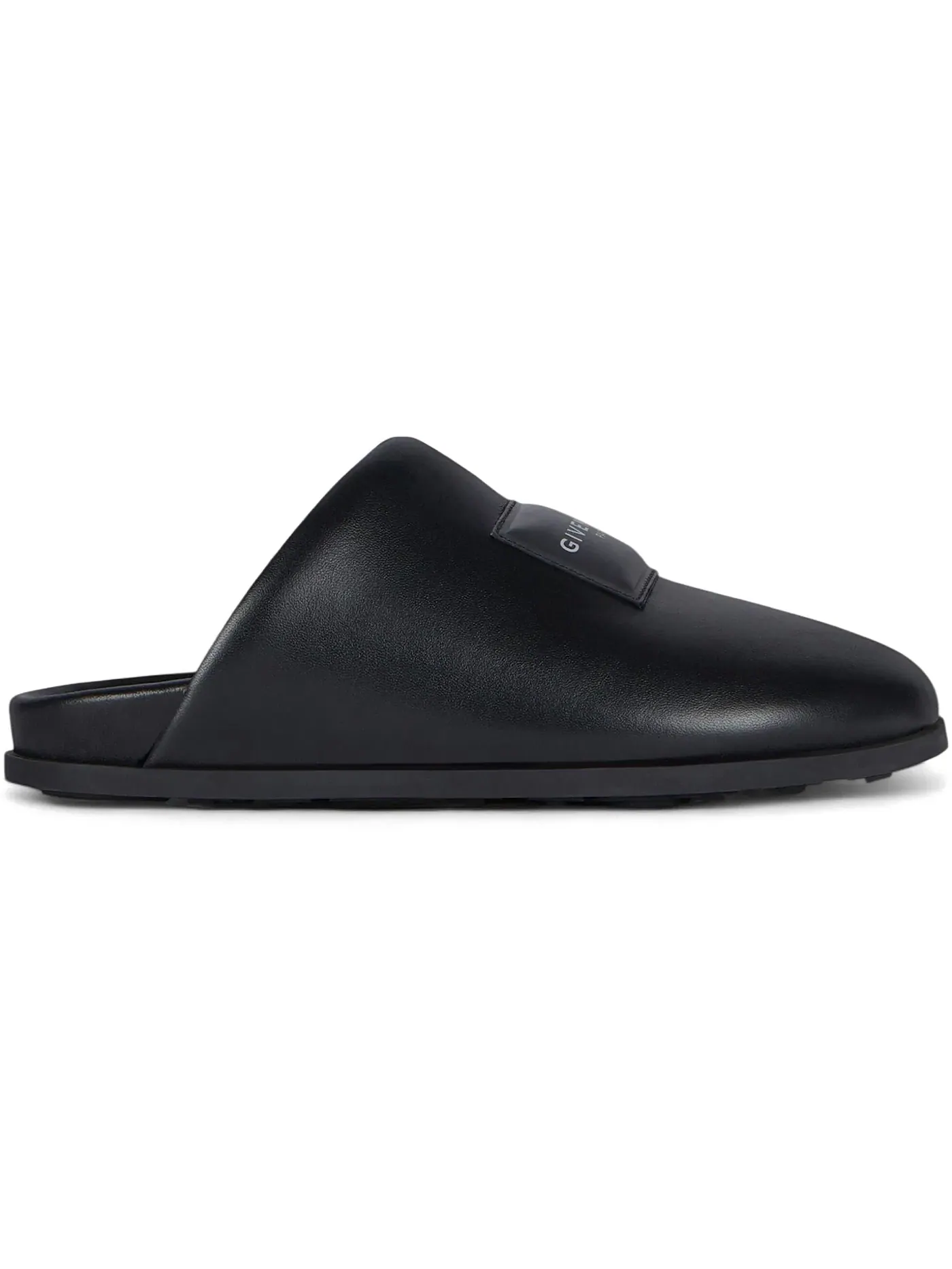 Женские мюли-слайды Givenchy Label Flat Mules — изображение 1 из 1, черный