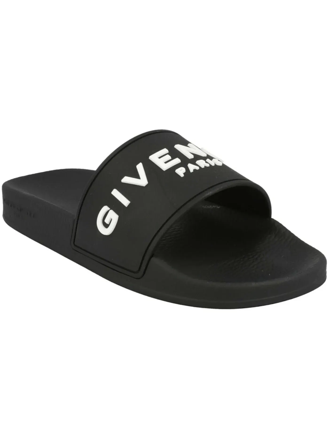 Женские шлепанцы с логотипом Givenchy Logo Signature Slides Givenchy — изображение 2 из 3, черный