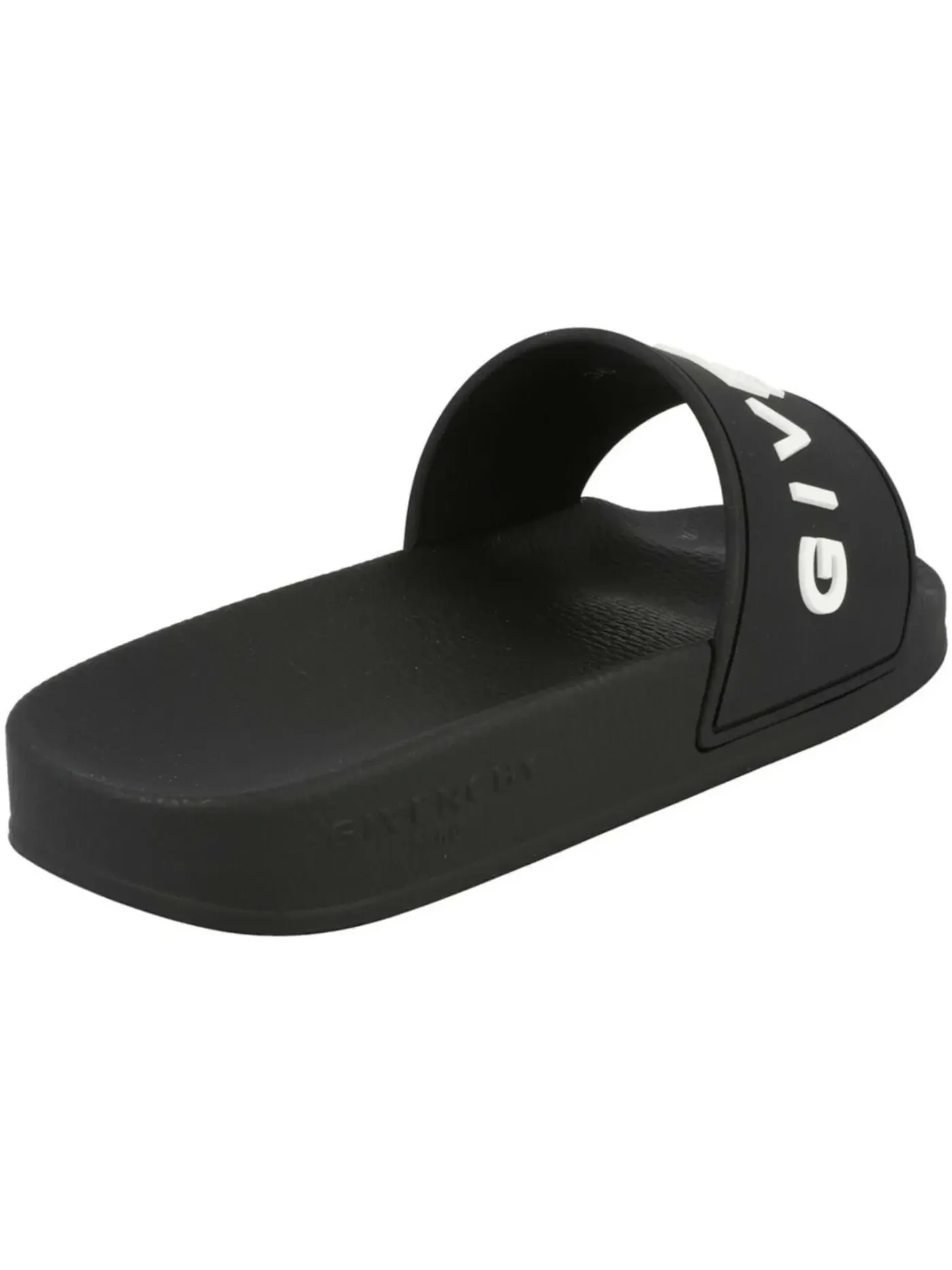 Женские шлепанцы с логотипом Givenchy Logo Signature Slides Givenchy — изображение 3 из 3, черный