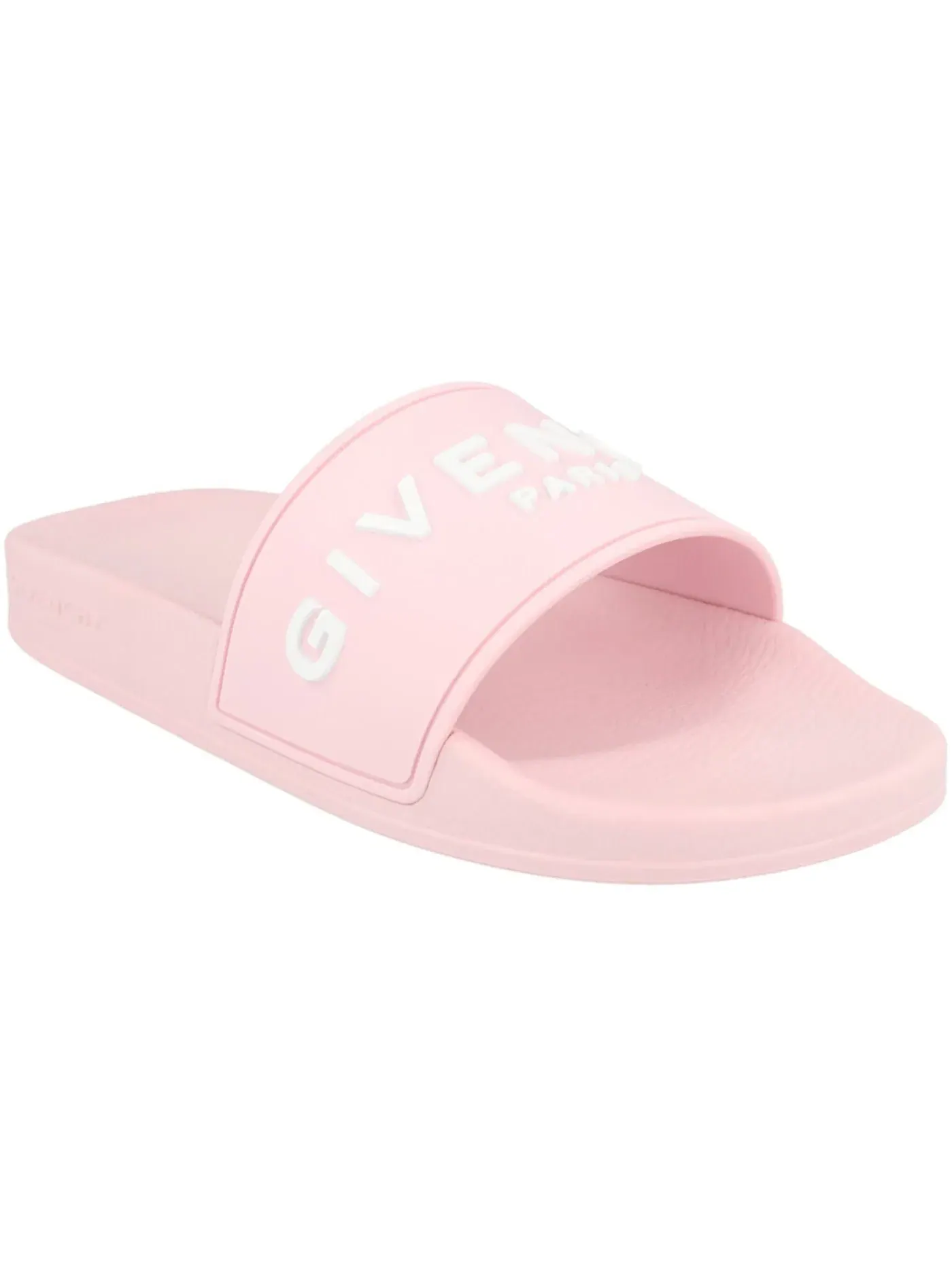 Женские шлепанцы с принтом Givenchy Logo Signature Slides Givenchy — изображение 2 из 3, розовый