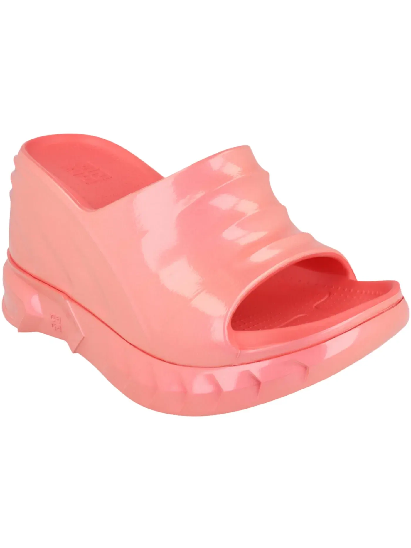 Женские шлепанцы на танкетке Marshmallow Wedge Slides Givenchy — изображение 3 из 3, коралл