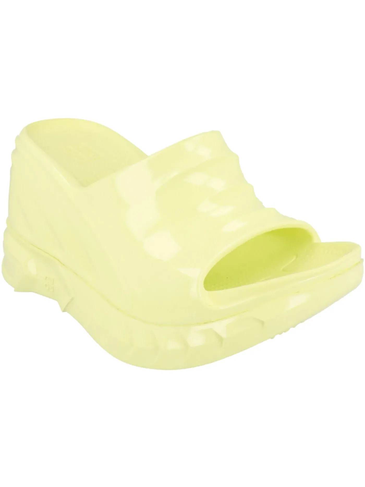 Женские шлепанцы на танкетке Marshmallow Wedge Slides Givenchy — изображение 2 из 3, бледный желтый