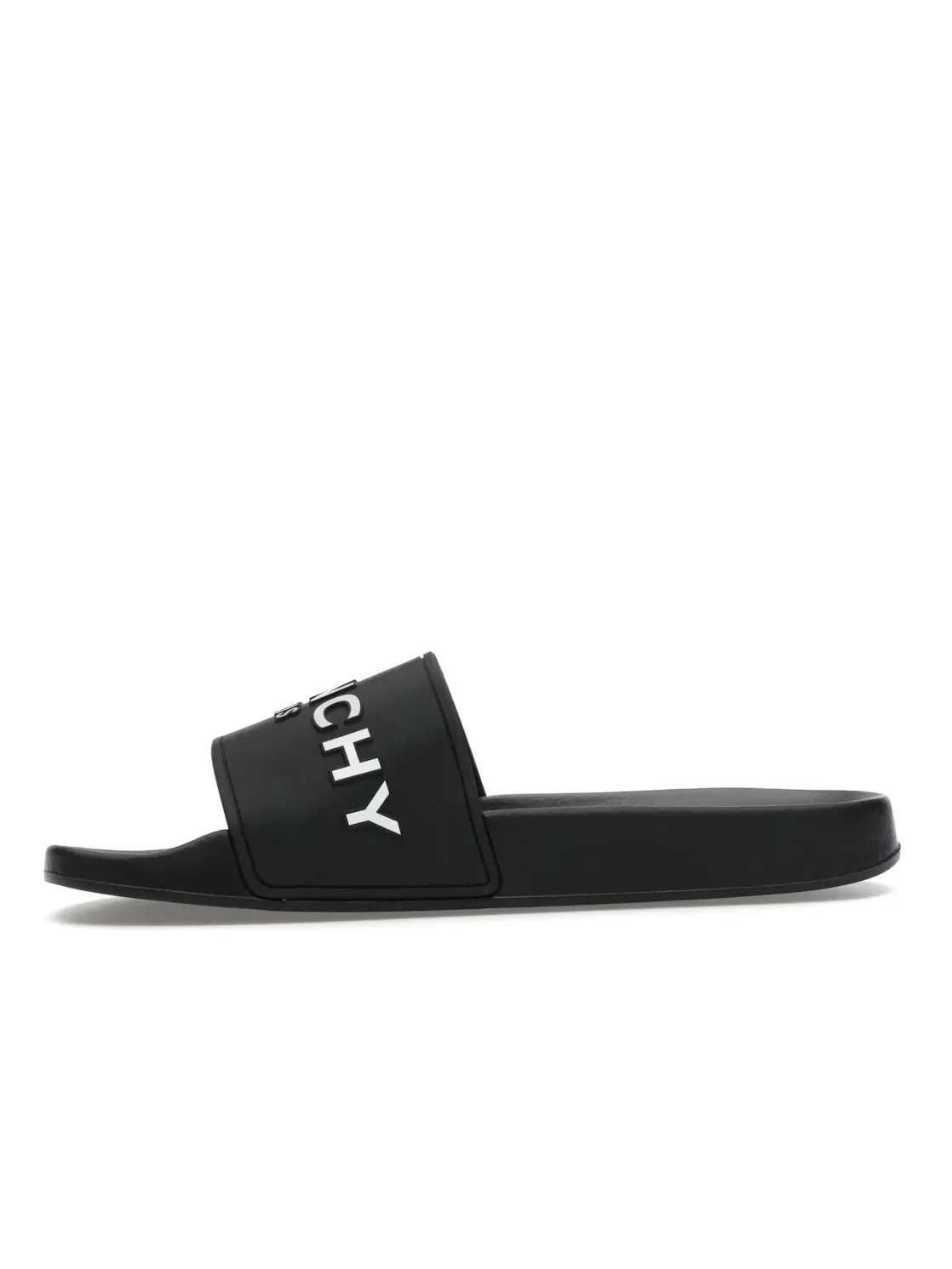 Мужские сандалии-слайды с принтом Givenchy Paris Flat Sandals — изображение 3 из 4, черный/белый