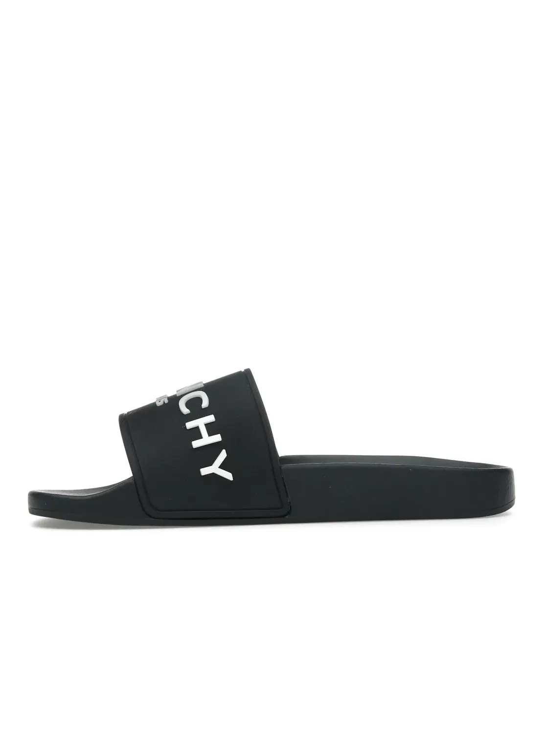 Мужские шлепанцы Givenchy Paris Slide Sandals — изображение 3 из 4, черный