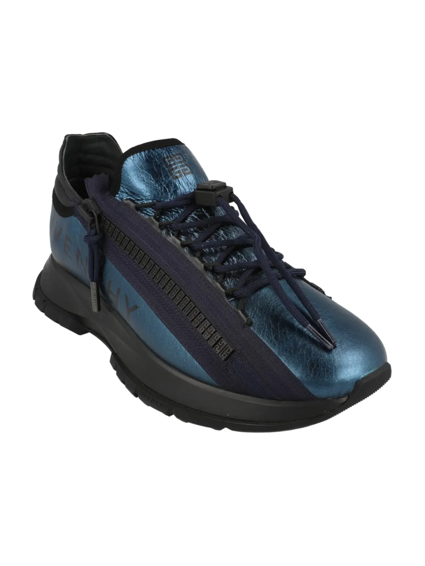 Мужские кроссовки с принтом Givenchy Spectre Zip Runners — изображение 2 из 3, синий серебристый