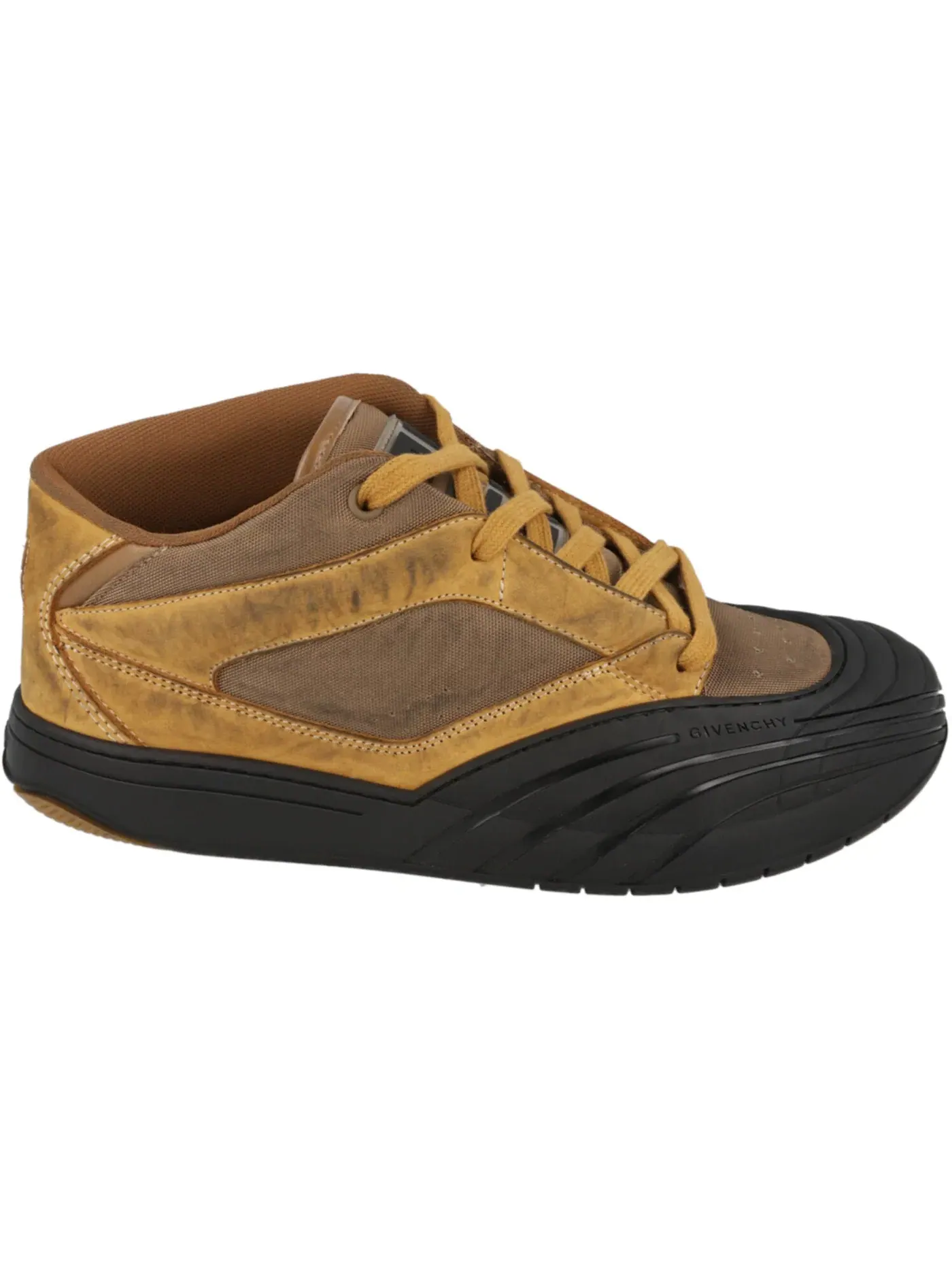 Мужские кроссовки с замшевой отделкой Givenchy Suede Trimmed Mid-Top