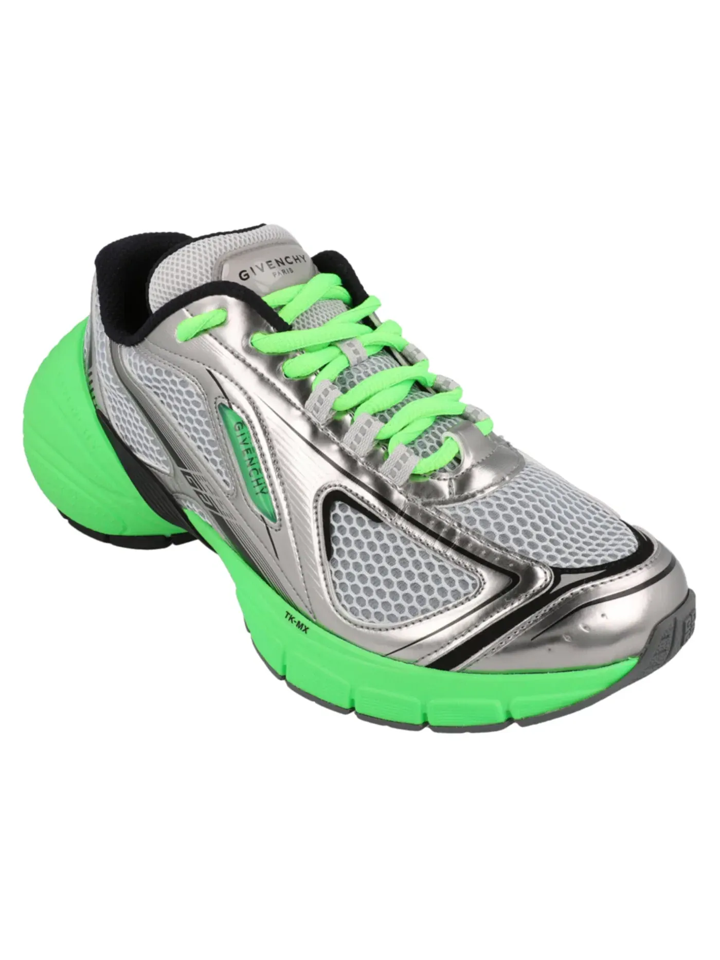 Мужские кроссовки с контрастными элементами Givenchy TK-MX Runners — изображение 2 из 3, зеленый мульти