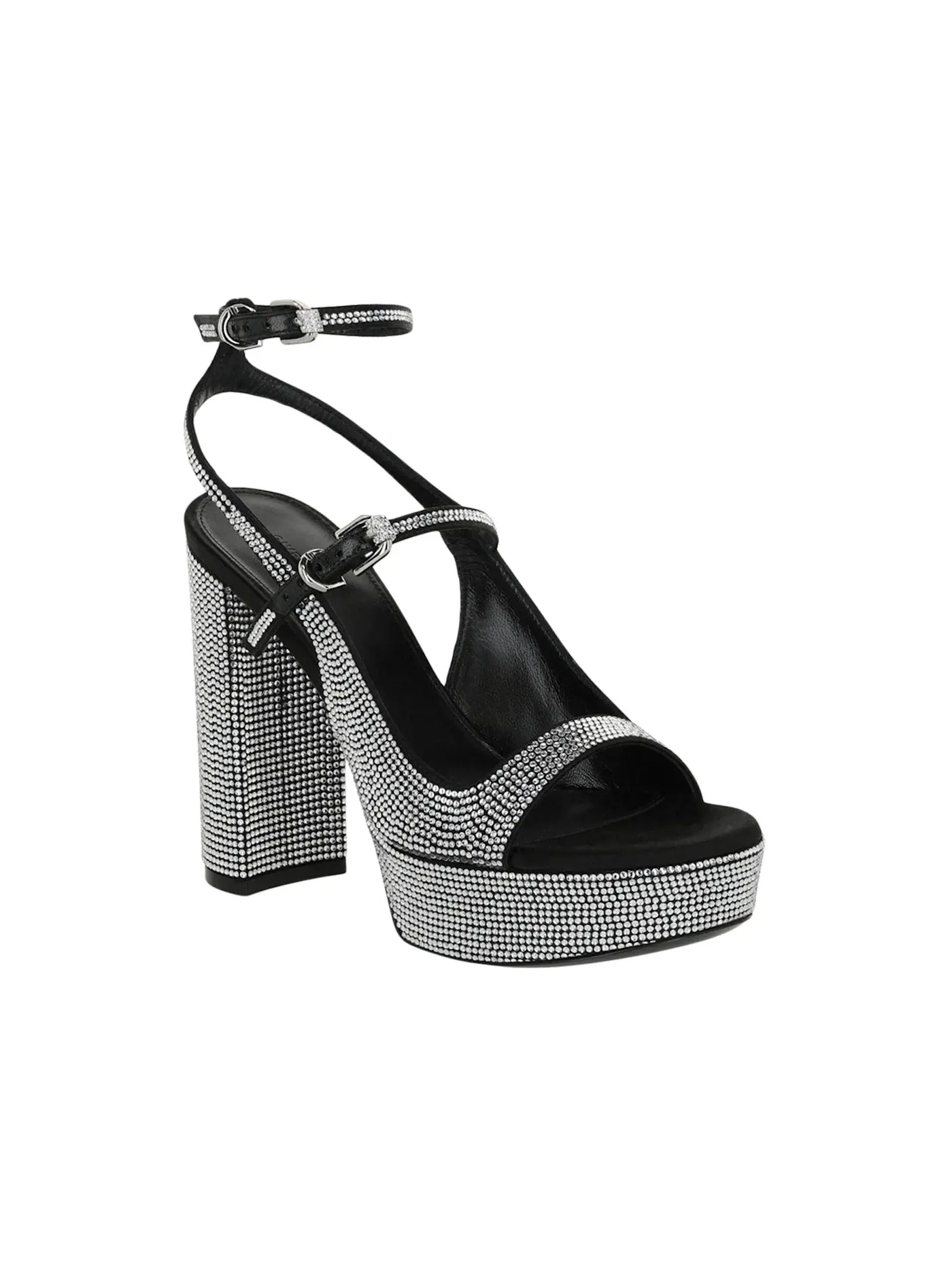 Женские босоножки на платформе с кристаллами Givenchy Voyou Crystal Embellished Platform Sandals — изображение 2 из 3