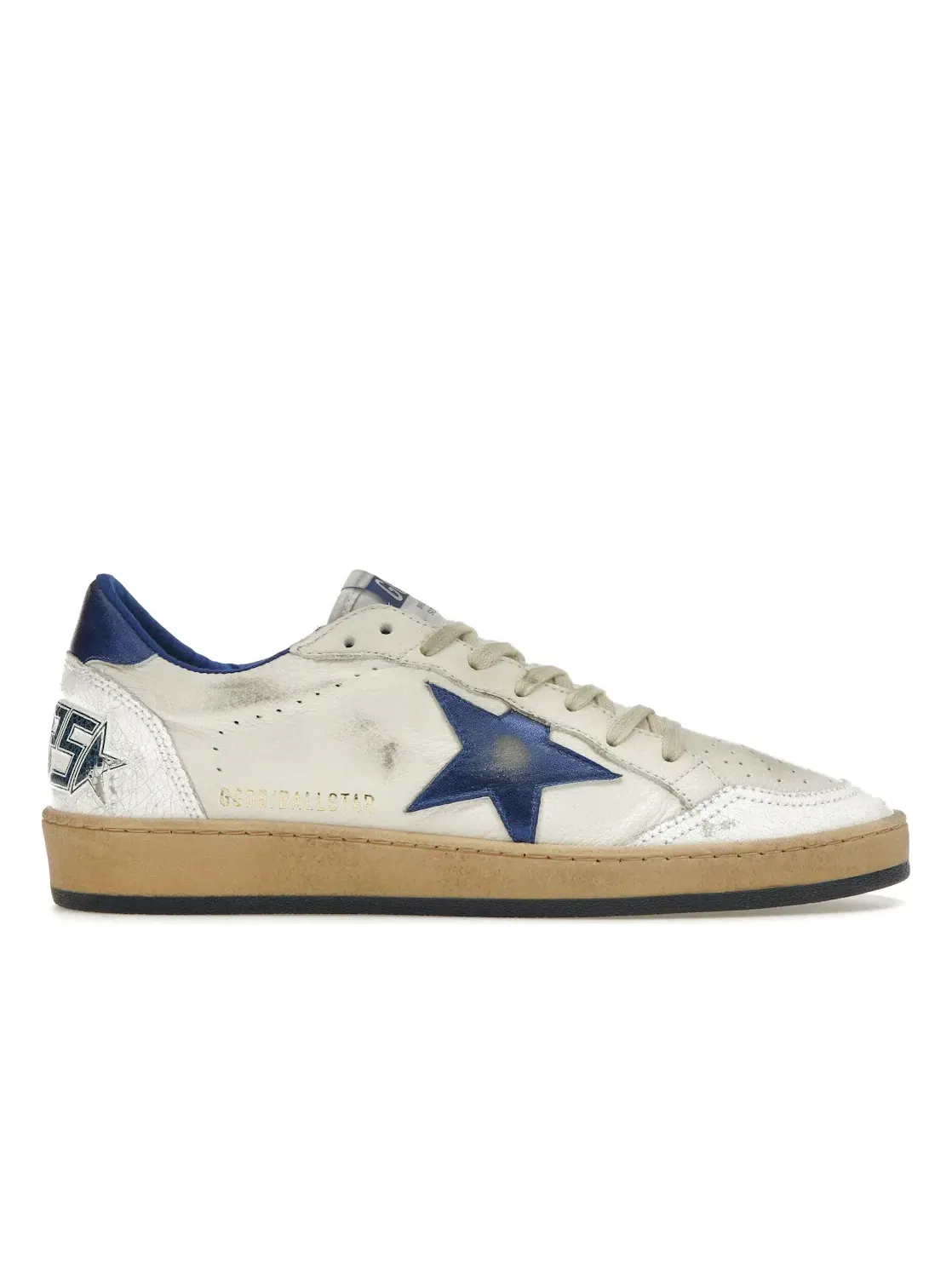 Мужские кроссовки с состаренным дизайном Golden Goose Ball-Star Low