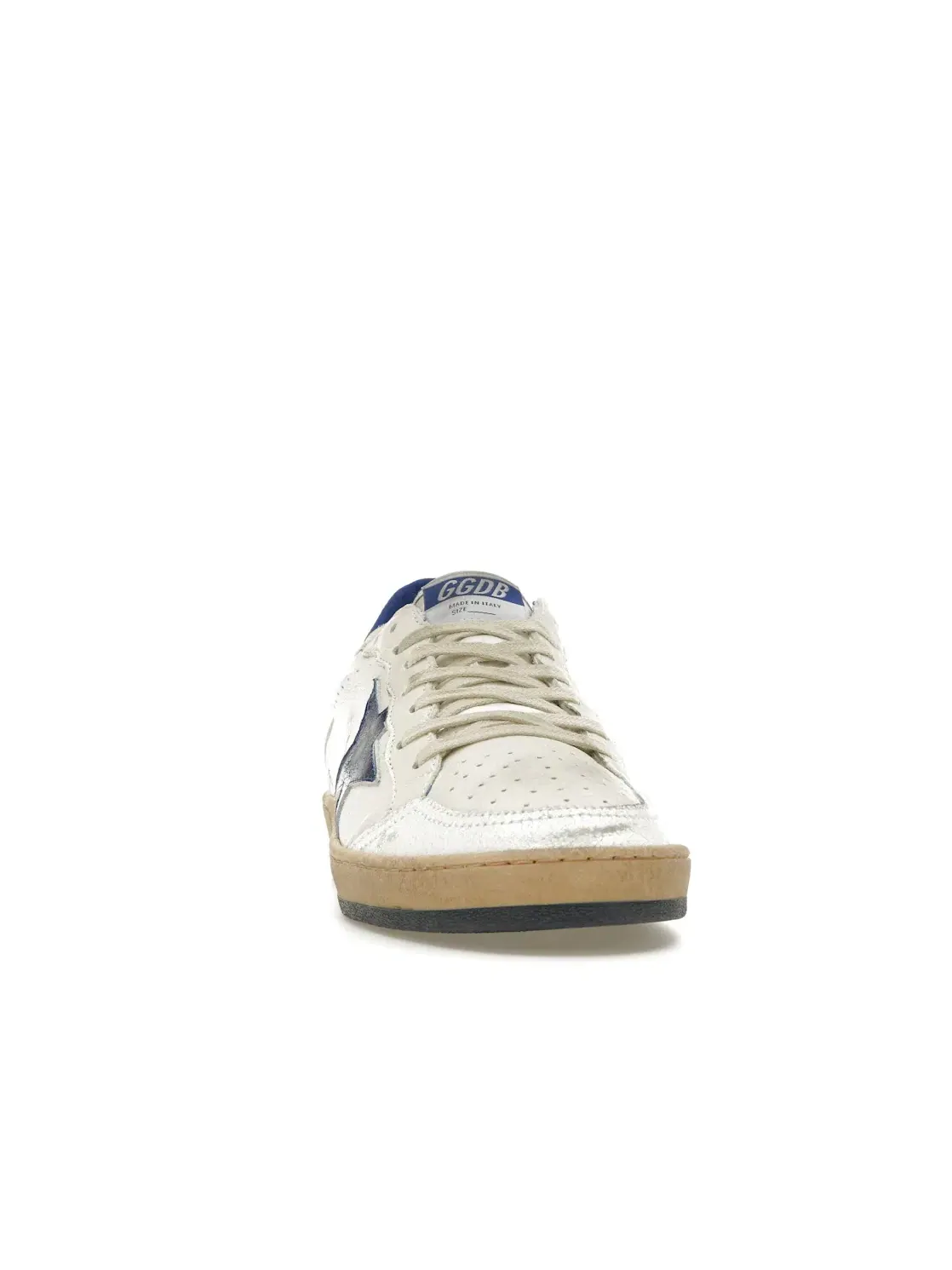 Мужские кроссовки с состаренным дизайном Golden Goose Ball-Star Low — изображение 2 из 4, белый