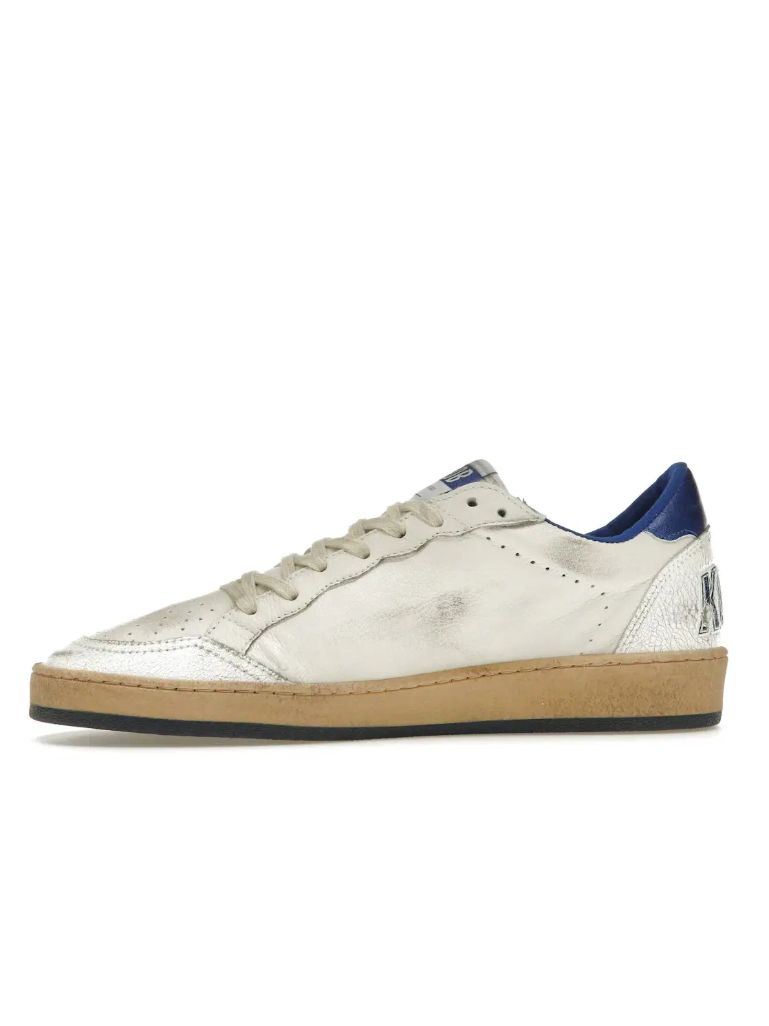 Мужские кроссовки с состаренным дизайном Golden Goose Ball-Star Low — изображение 3 из 4, белый