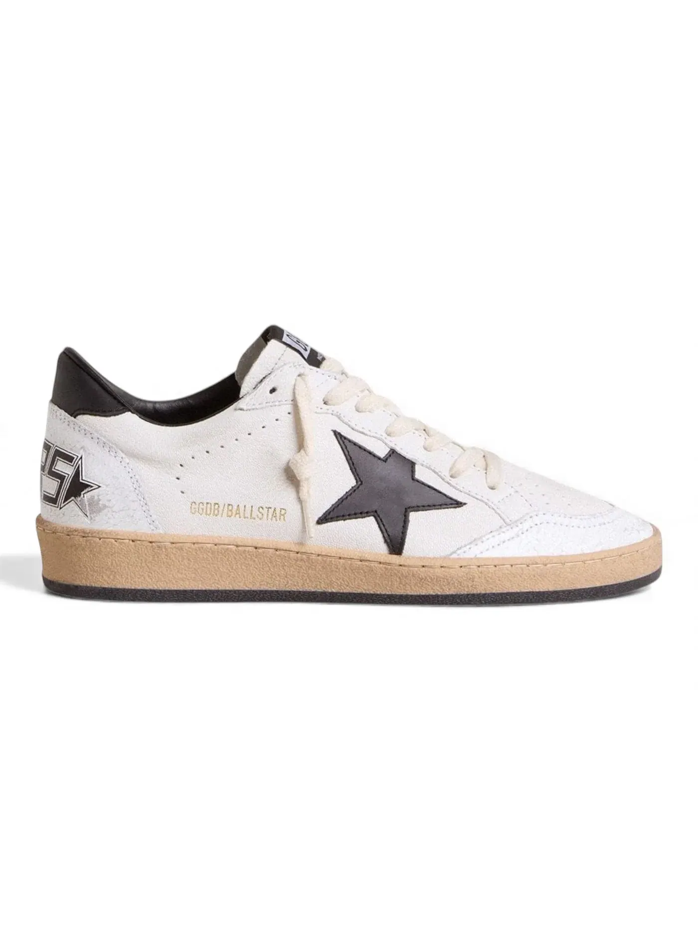 Женские кроссовки Golden Goose Ball-Star Low — изображение 1 из 1, белый/черный/черный