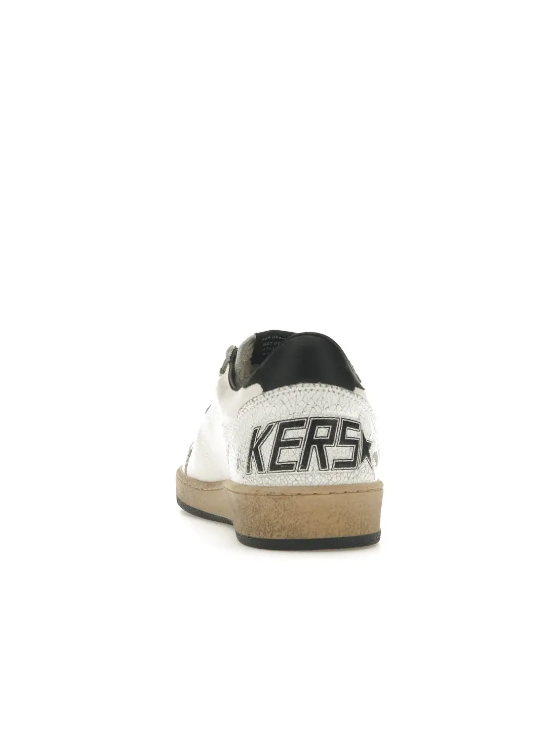 Мужские кроссовки с состаренным дизайном Golden Goose Ball-Star Low — изображение 4 из 4, белый/черный