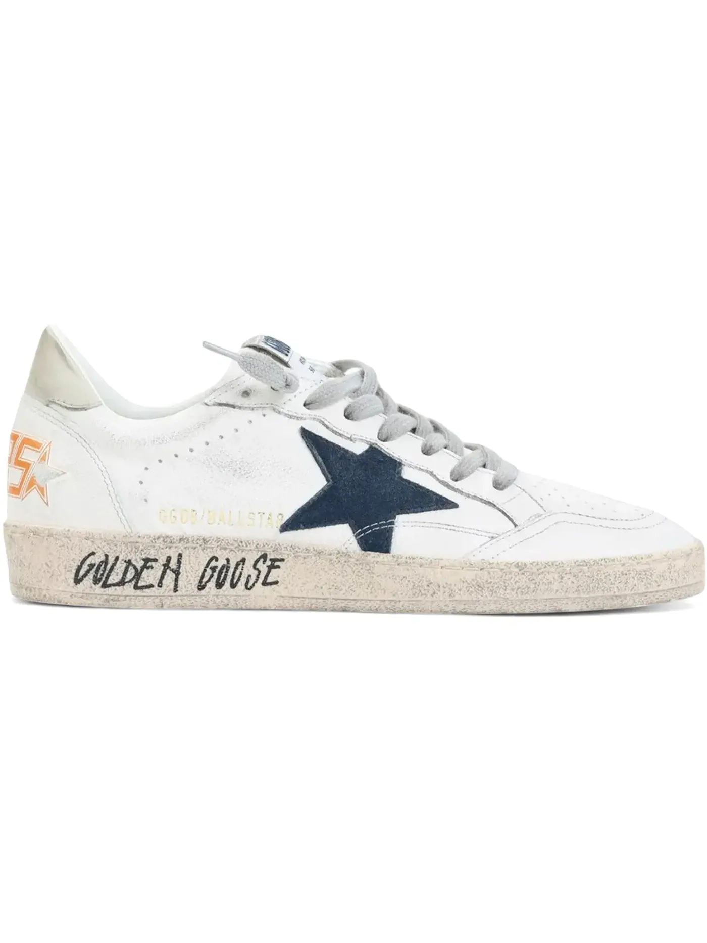 Мужские кроссовки Golden Goose Ball Star — изображение 1 из 1, белый/синий