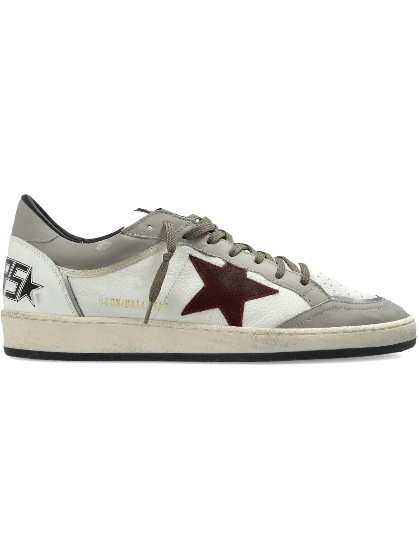 Мужские кроссовки с кожаным верхом Golden Goose Ball Star — изображение 1 из 1, белый