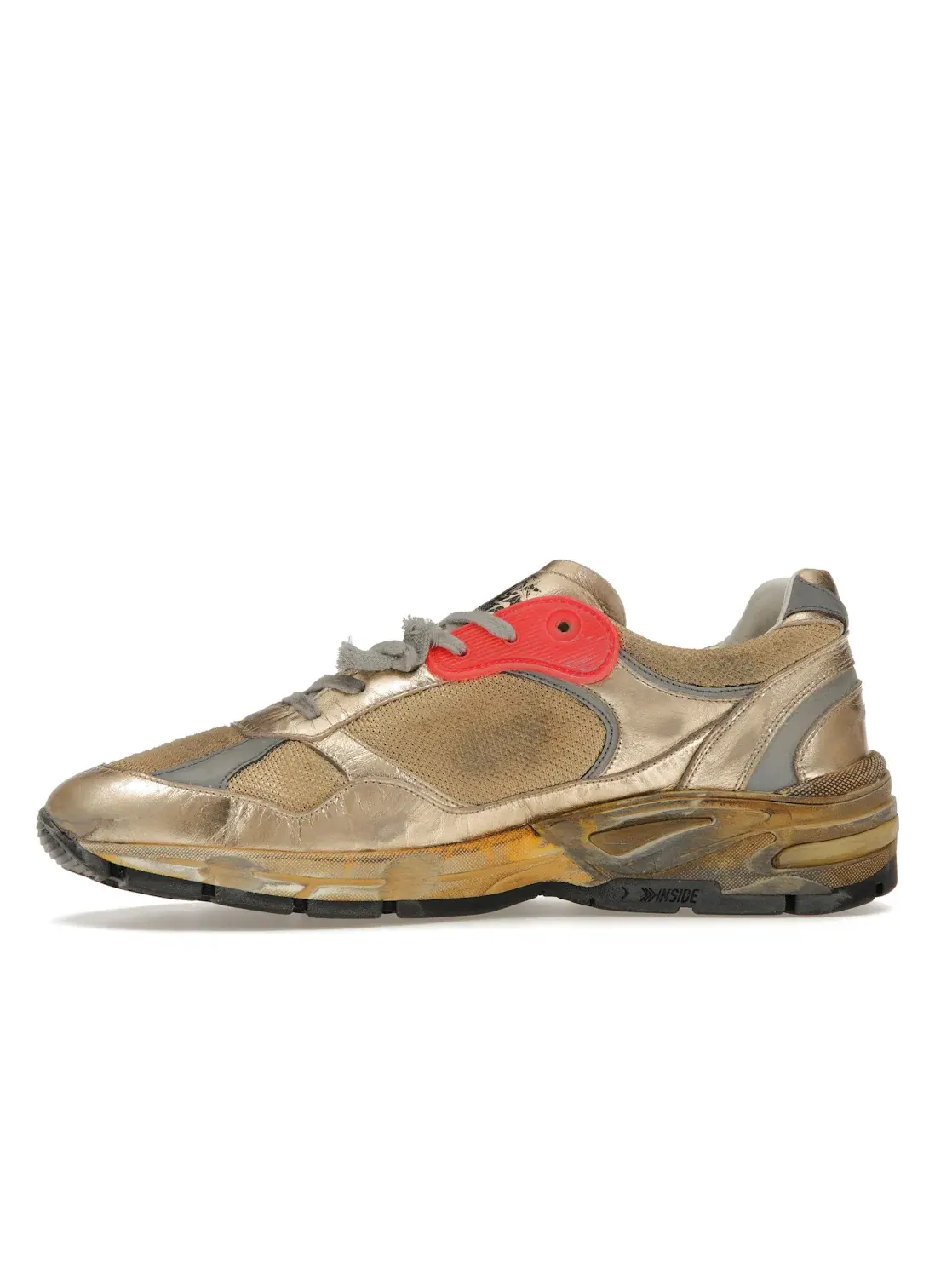 Мужские кроссовки с перфорацией Golden Goose Dad-Star — изображение 3 из 4