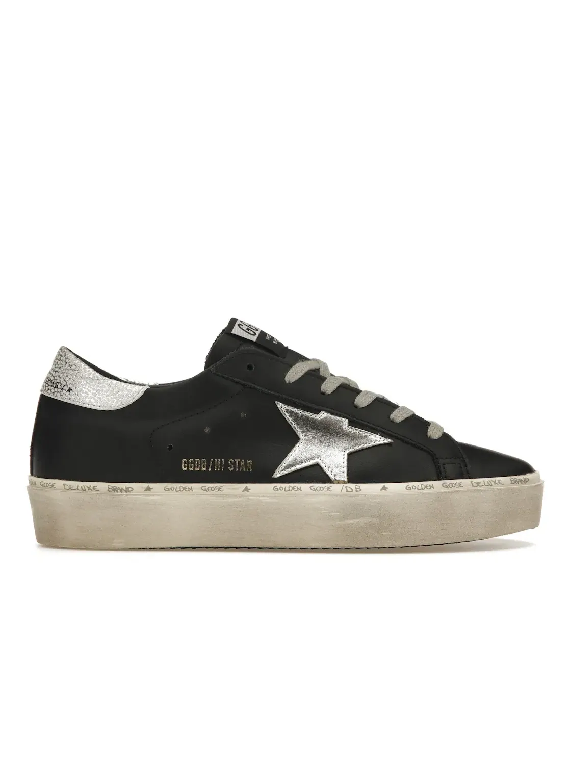 Женские кроссовки с блестящей отделкой Golden Goose Hi-Star Golden Goose