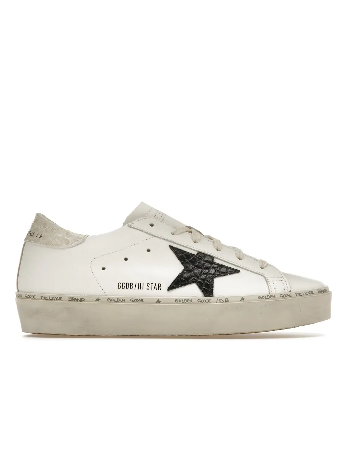 Женские кроссовки с принтом Golden Goose Hi Star