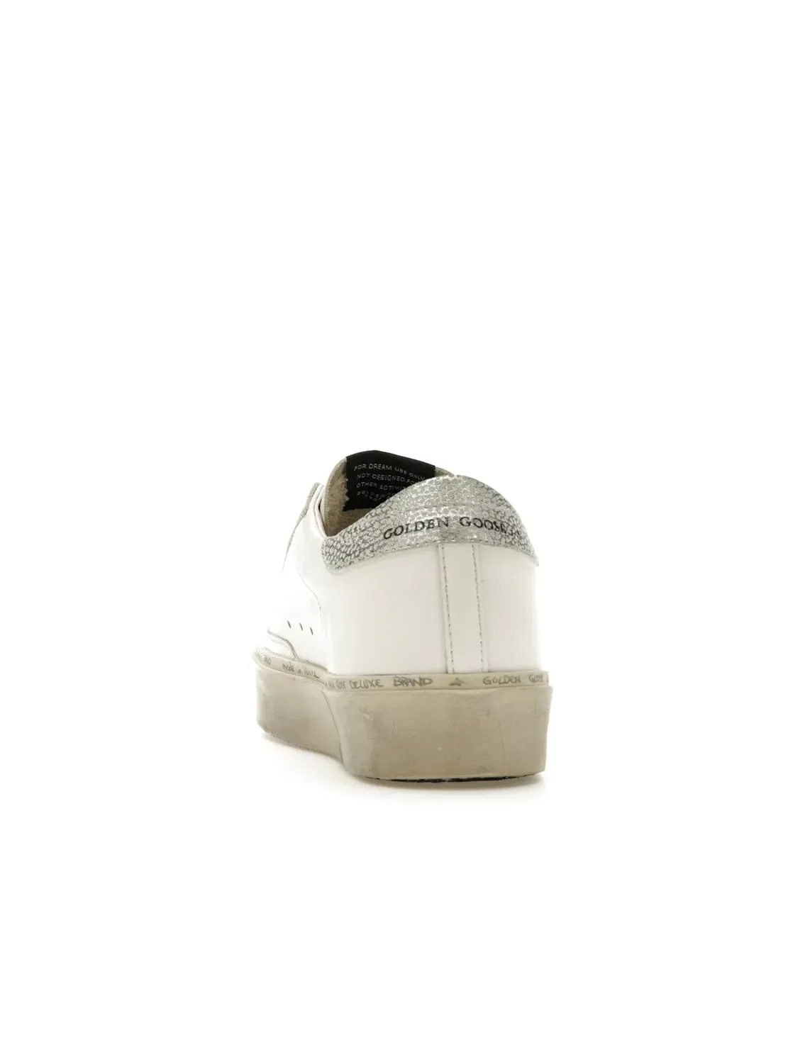 Женские кроссовки с декором Golden Goose Hi Star Golden Goose — изображение 4 из 4, белый/серебристый