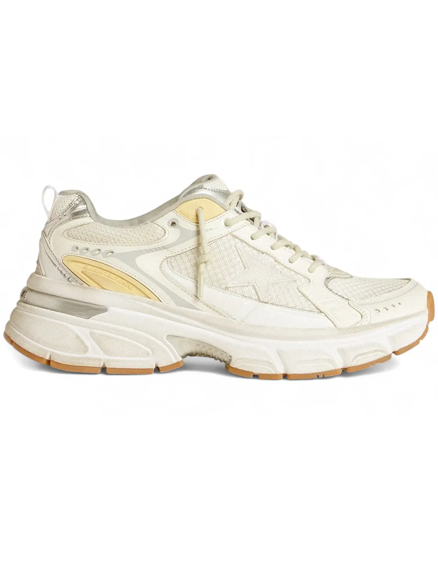 Женские кроссовки Lifestyle Golden Goose Light Star — изображение 1 из 1, белый/белый