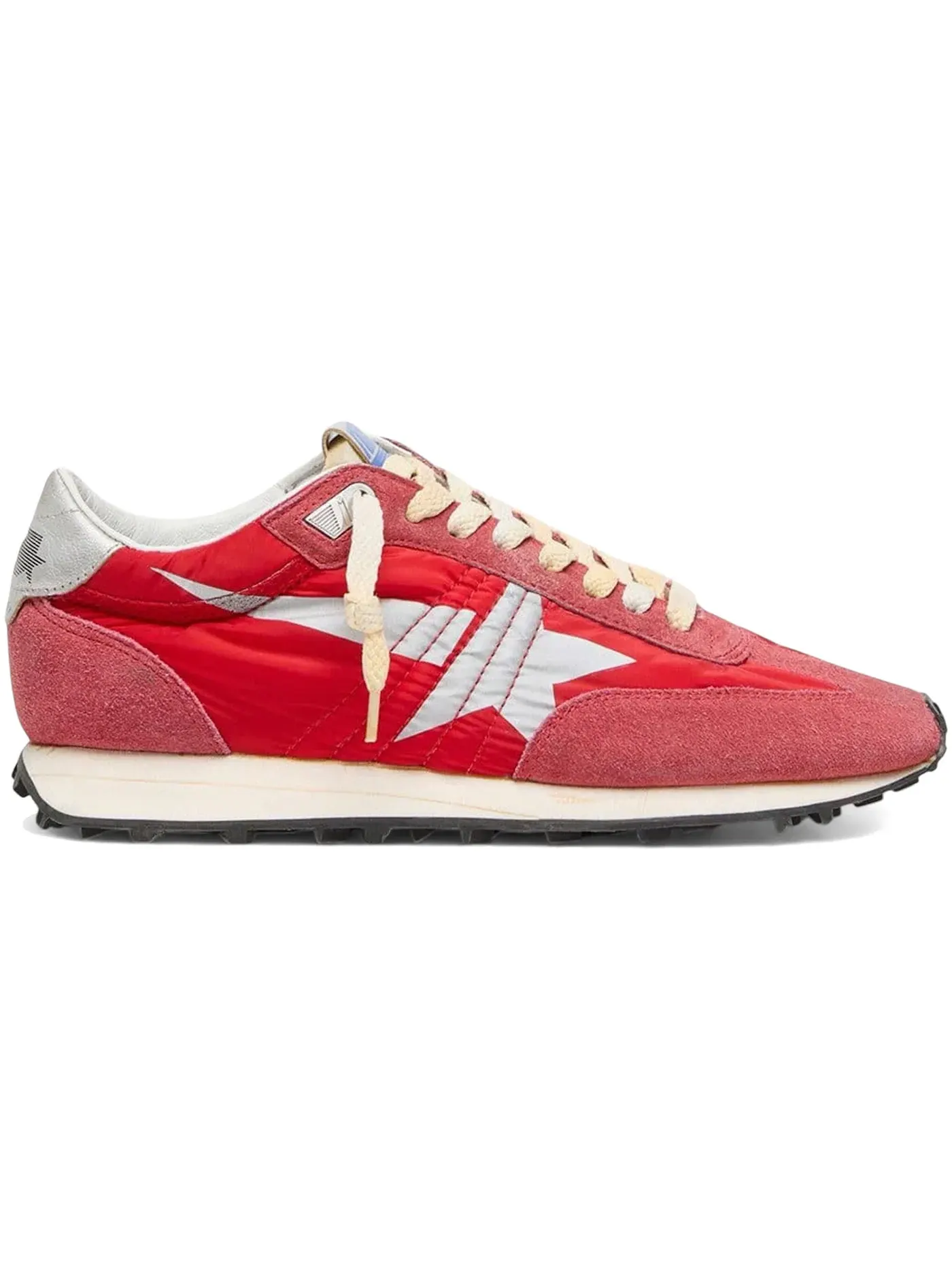 Женские кроссовки Golden Goose Marathon — изображение 1 из 1, красный/серебристый