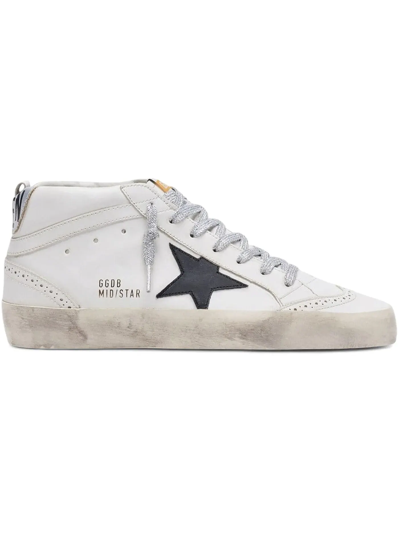 Женские кроссовки с отделкой из металла Golden Goose Mid Star