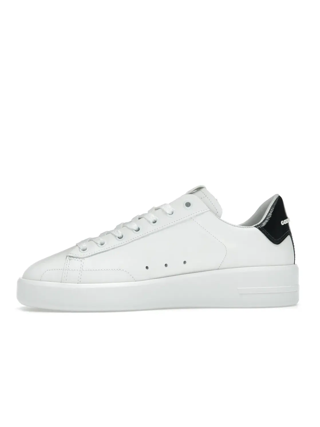 Женские кроссовки с декором Golden Goose Pure Star — изображение 3 из 4, белый/черный