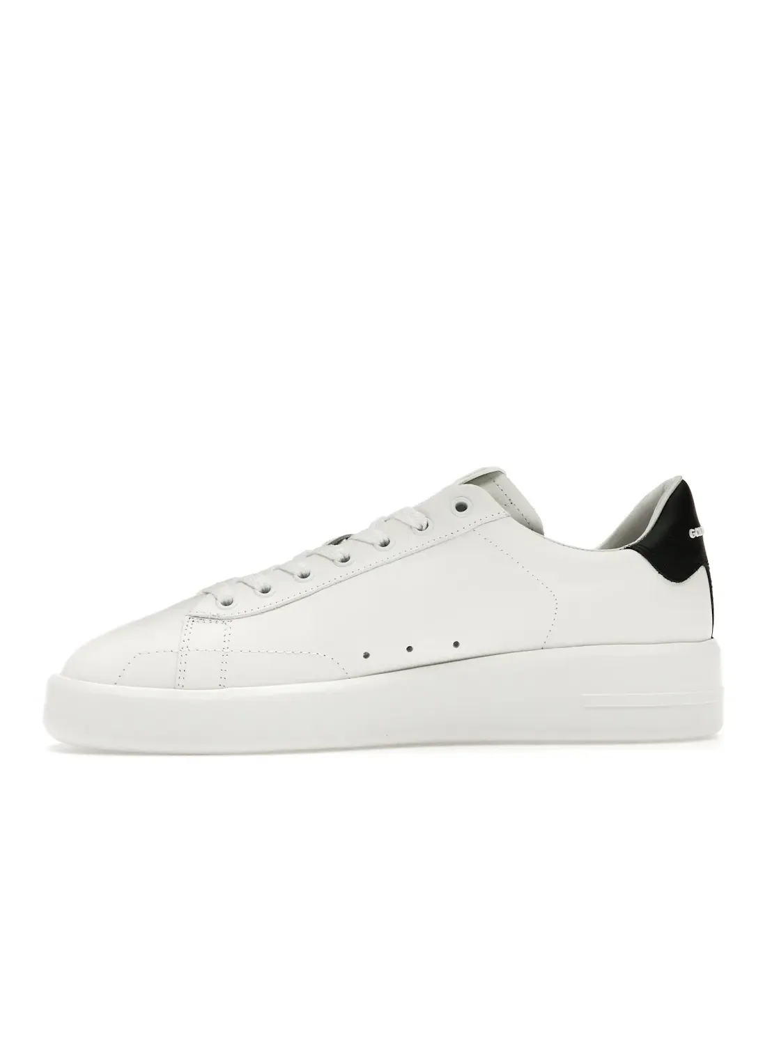 Мужские кроссовки с перфорированным носком Golden Goose Purestar Golden Goose — изображение 3 из 4, белый/черный
