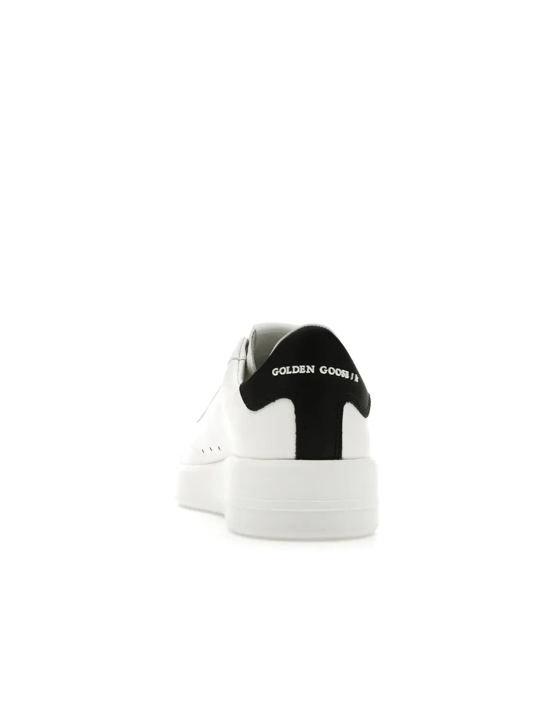 Мужские кроссовки с перфорированным носком Golden Goose Purestar Golden Goose — изображение 4 из 4, белый/черный