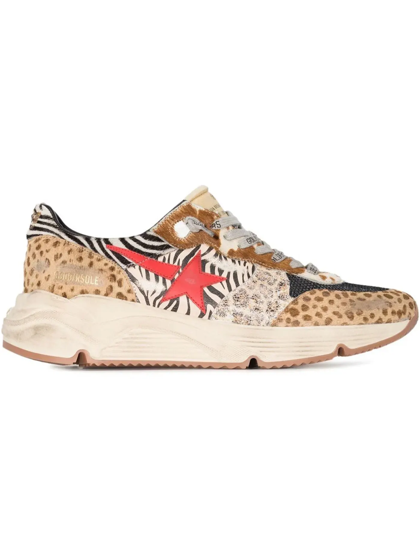 Мужские кроссовки с принтом Golden Goose Golden Goose Running Sole — изображение 1 из 1, мульти