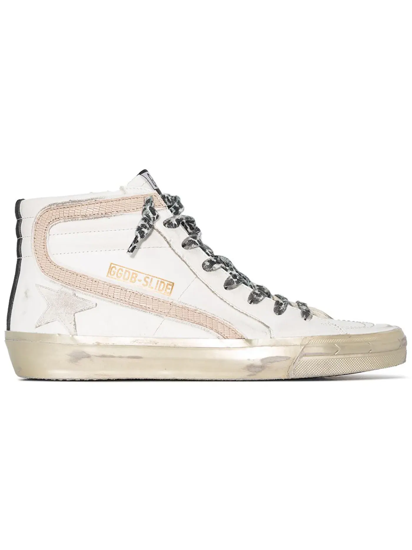 Женские кроссовки Golden Goose Slide — изображение 1 из 1, белый/черный