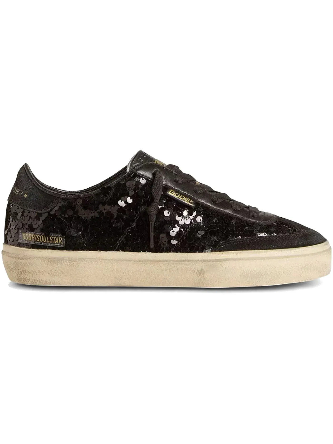 Женские кроссовки с пайетками Golden Goose Soul Star