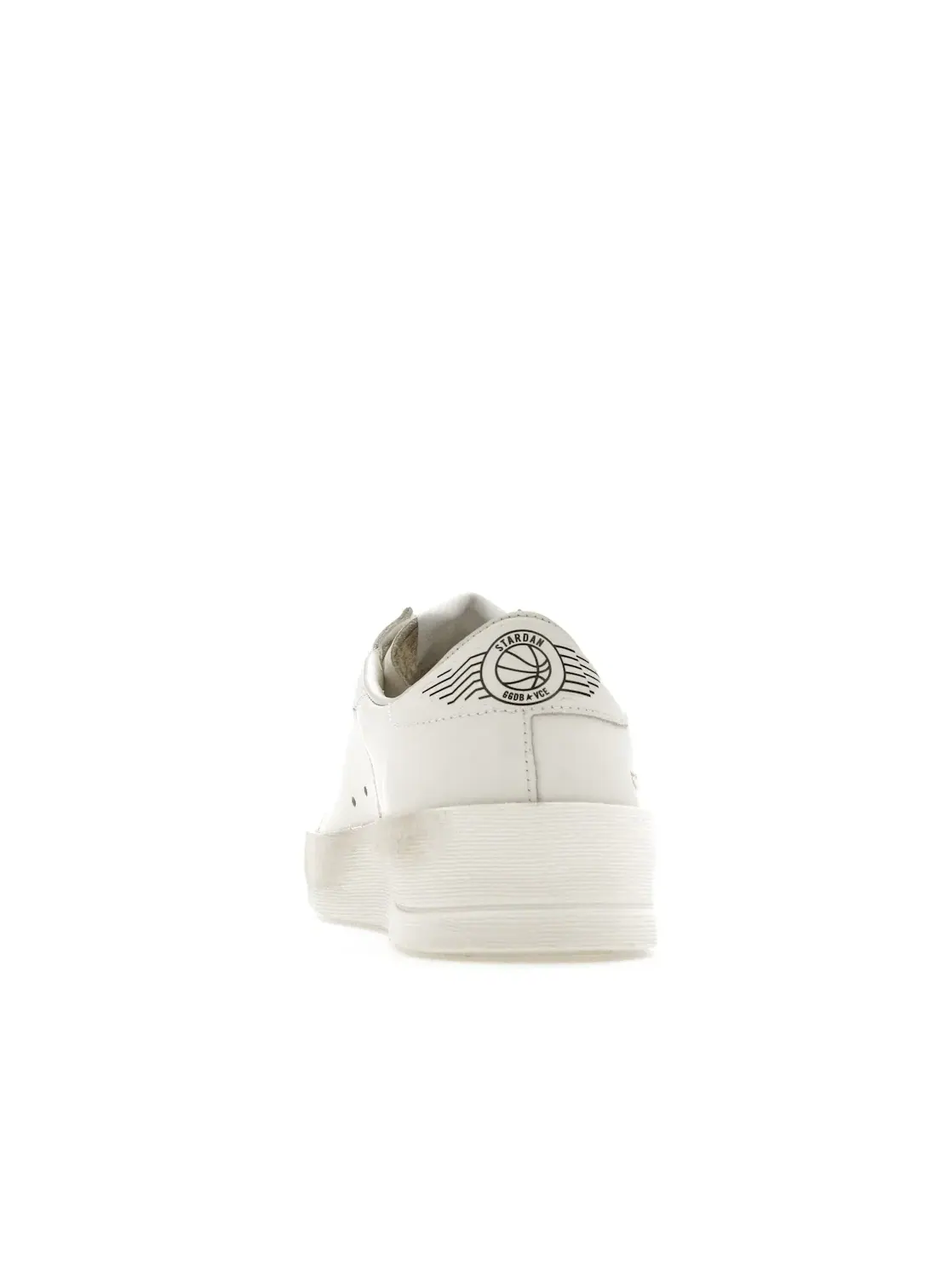 Женские кеды Golden Goose Stardan — изображение 4 из 4, белый/белый